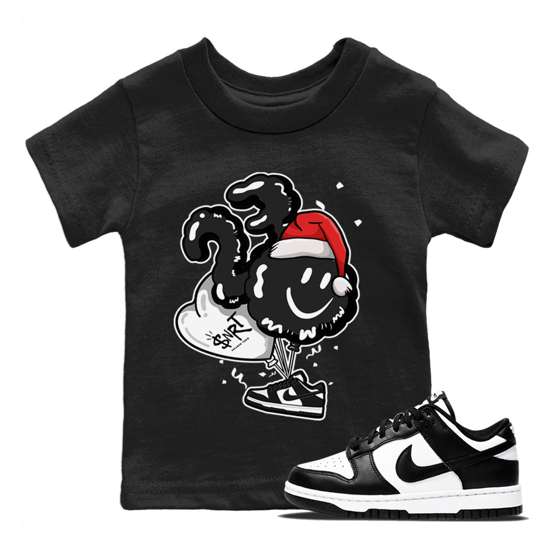 Dunk Panda Sneaker Match Tees Balloon Sneaker Tees Dunk Panda Jordan to match sneaker T-Shirt Kids Shirts