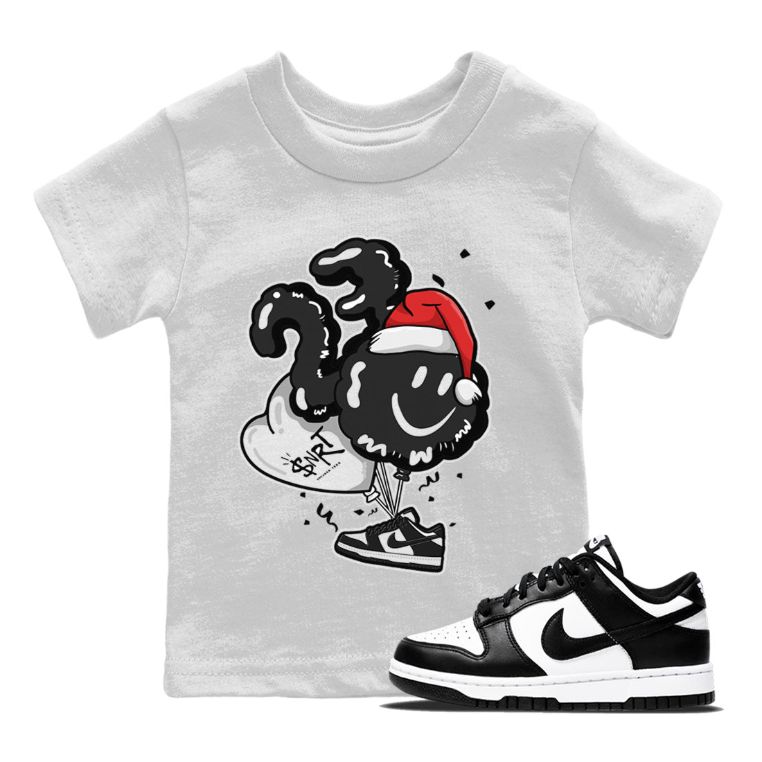 Dunk Panda Sneaker Match Tees Balloon Sneaker Tees Dunk Panda Jordan to match sneaker T-Shirt Kids Shirts