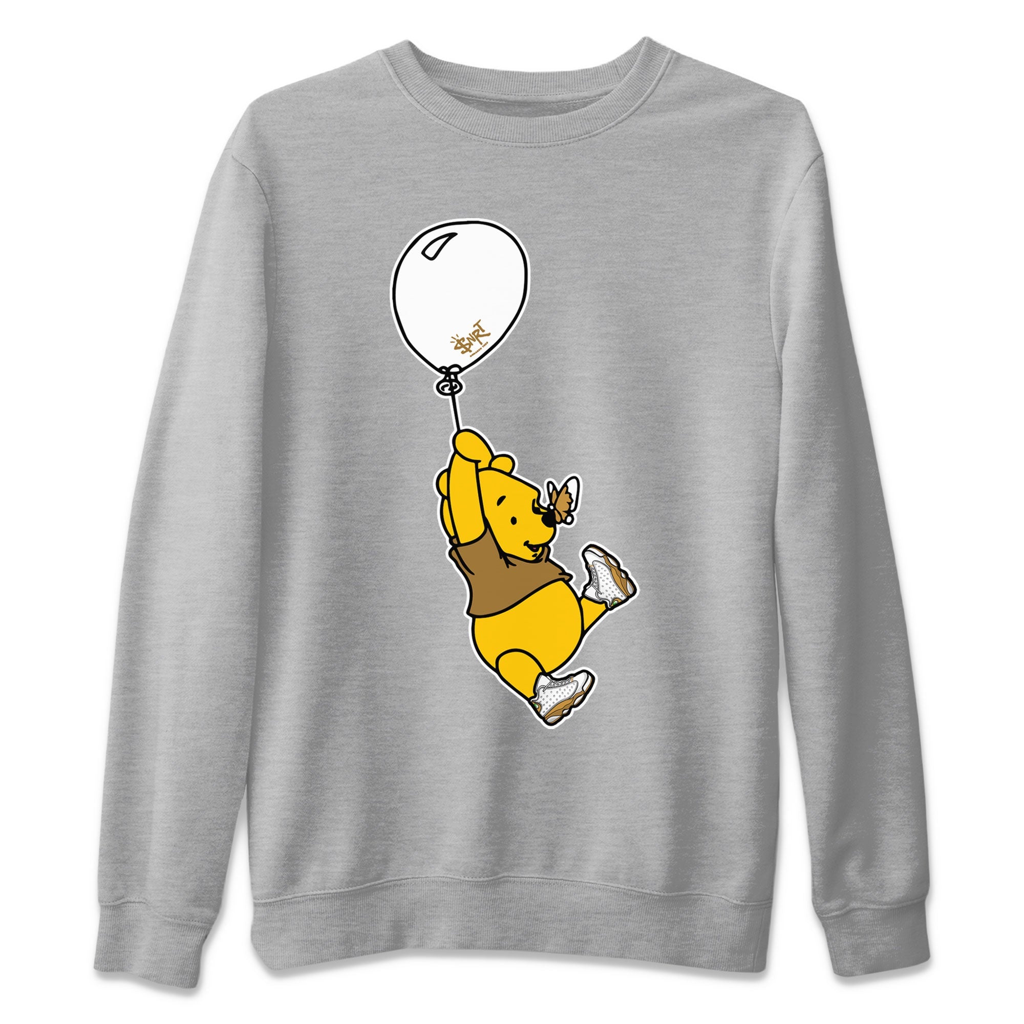 Air Jordan 13 Wheat shirt to match jordans Balloon Ride Streetwear Sneaker Shirt 13s Wheat Drip Gear Zone Sneaker Matching Clothing Unisex Heather Grey 2 T-Shirt