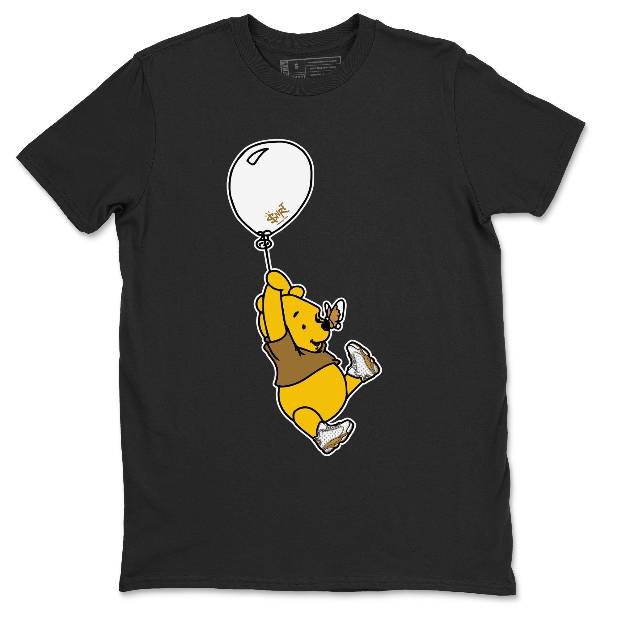 Air Jordan 13 Wheat shirt to match jordans Balloon Ride Streetwear Sneaker Shirt 13s Wheat Drip Gear Zone Sneaker Matching Clothing Unisex Black 2 T-Shirt