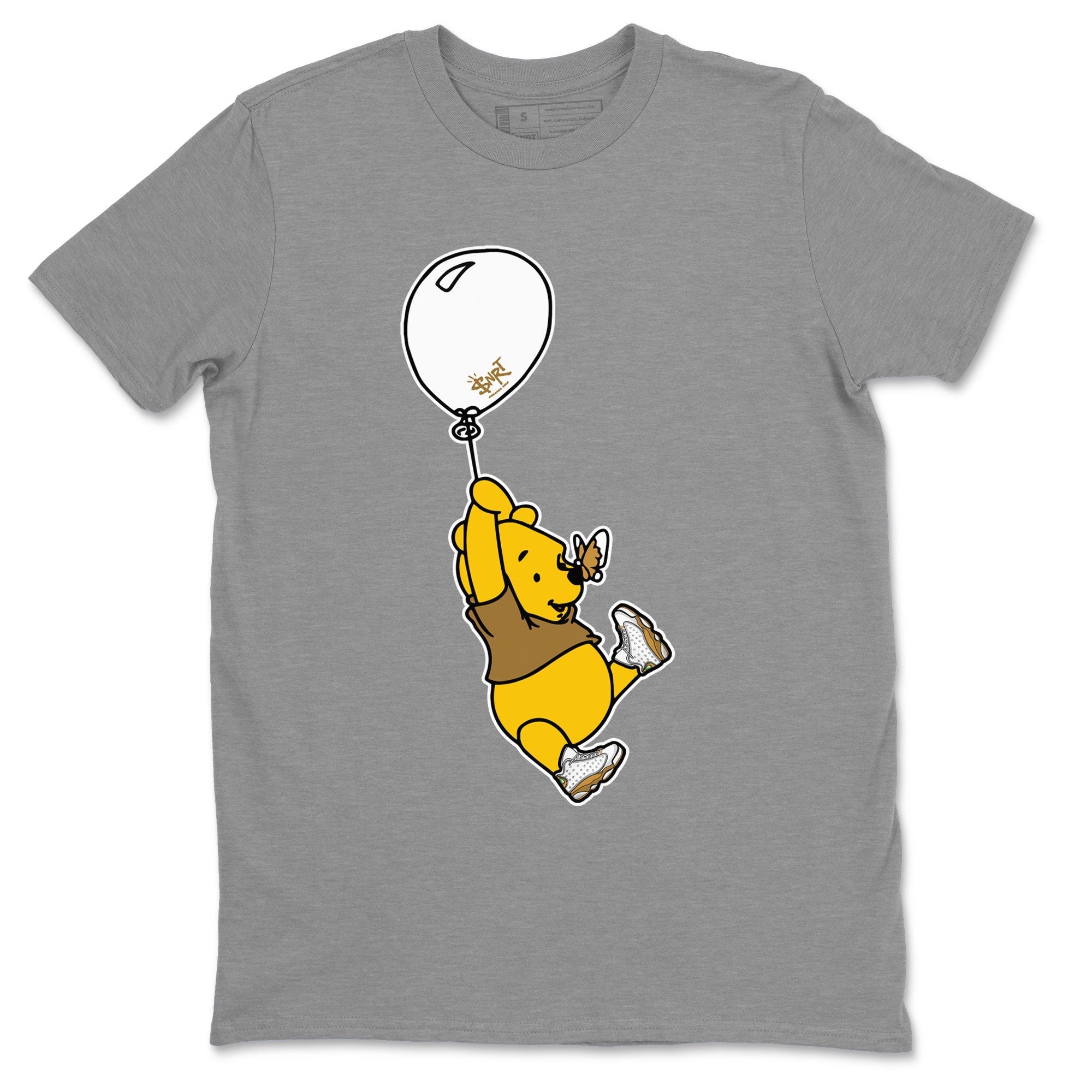 Air Jordan 13 Wheat shirt to match jordans Balloon Ride Streetwear Sneaker Shirt 13s Wheat Drip Gear Zone Sneaker Matching Clothing Unisex Heather Grey 2 T-Shirt