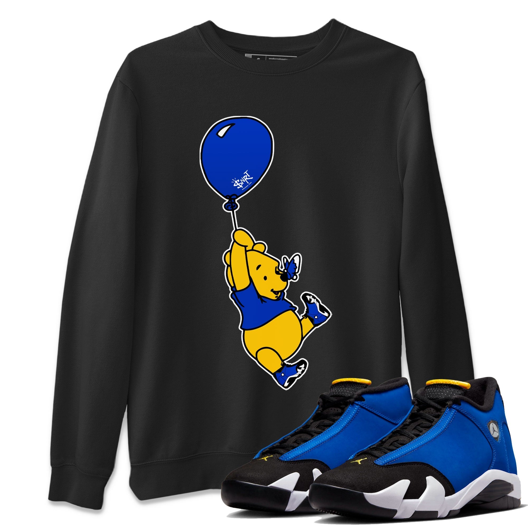 AJ14 Laney shirt to match jordans Balloon Ride Streetwear Sneaker Shirt Air Jordan 14 Laney Drip Gear Zone Sneaker Matching Clothing Unisex Black 1 T-Shirt