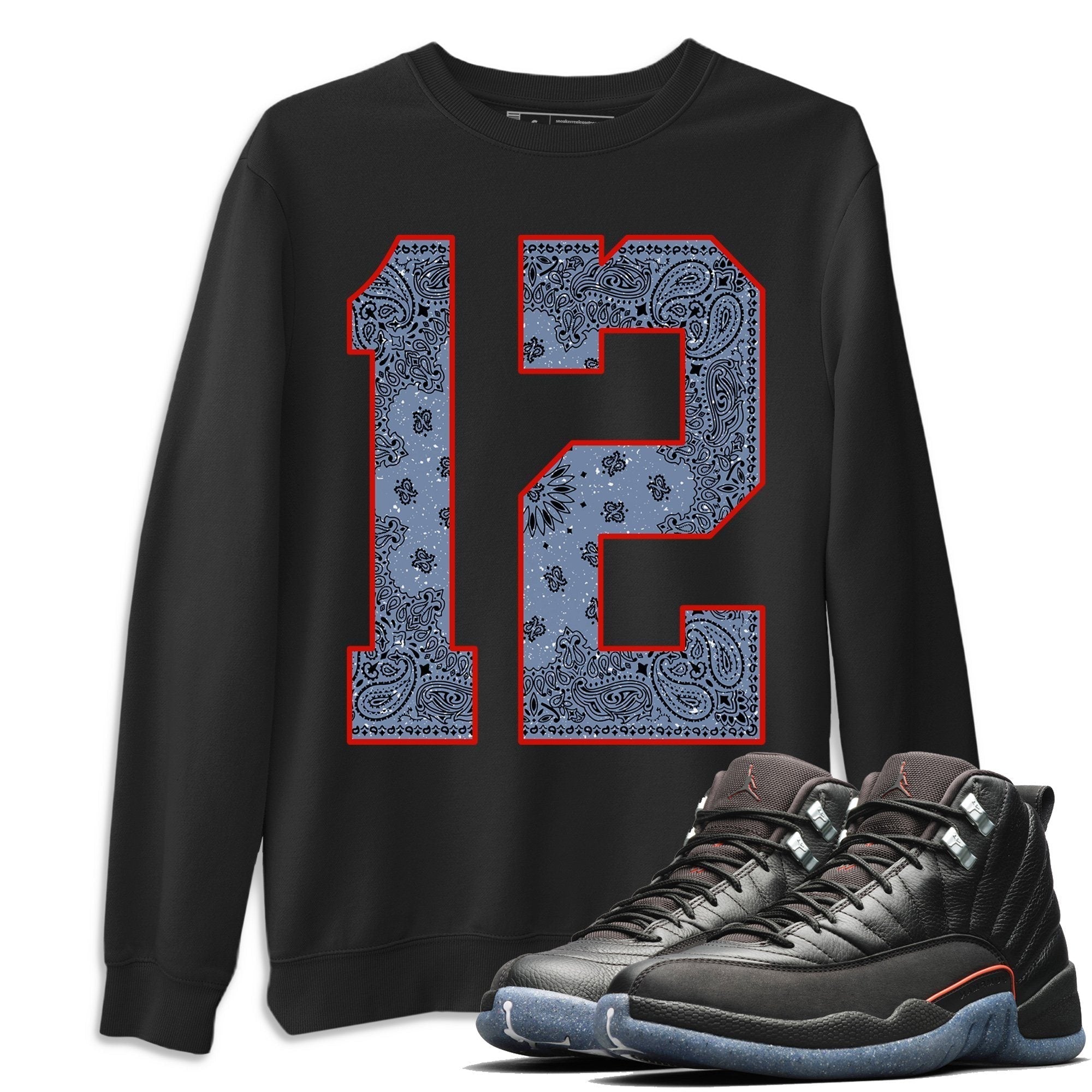 Jordan 12 Grind Shirt To Match Jordans Bandana 12 Sneaker Tees Jordan 12 Grind Drip Gear Zone Sneaker Matching Clothing Unisex Shirts