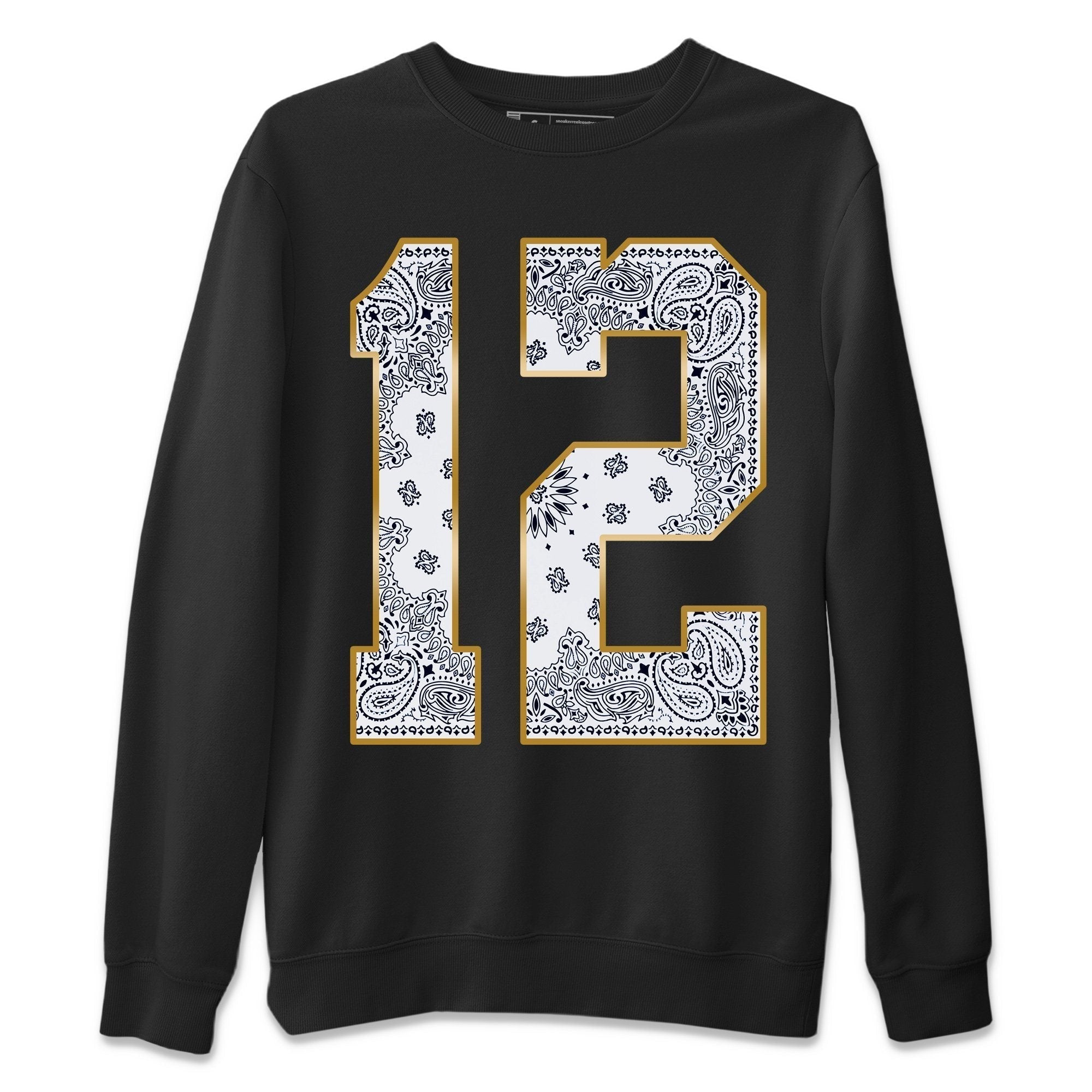 Jordan 12 Royalty Shirt To Match Jordans Bandana 12 Sneaker Tees Jordan 12 Royalty Drip Gear Zone Sneaker Matching Clothing Unisex Shirts