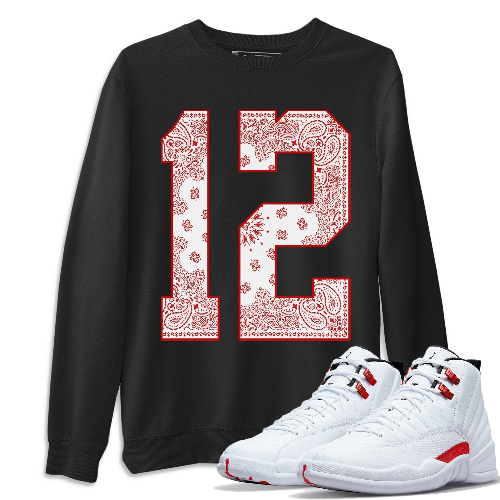 Jordan 12 Twist Shirt To Match Jordans Bandana 12 Sneaker Tees Jordan 12 Twist Drip Gear Zone Sneaker Matching Clothing Unisex Shirts