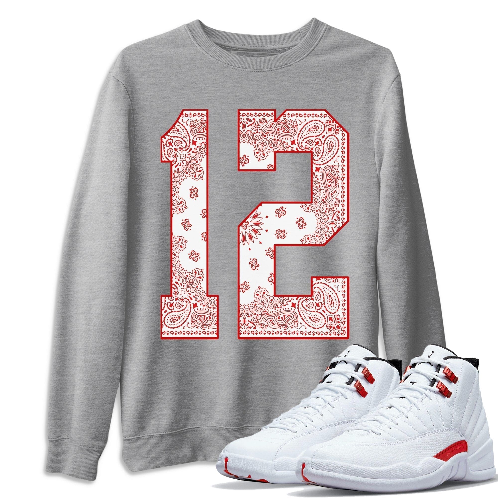 Jordan 12 Twist Shirt To Match Jordans Bandana 12 Sneaker Tees Jordan 12 Twist Drip Gear Zone Sneaker Matching Clothing Unisex Shirts