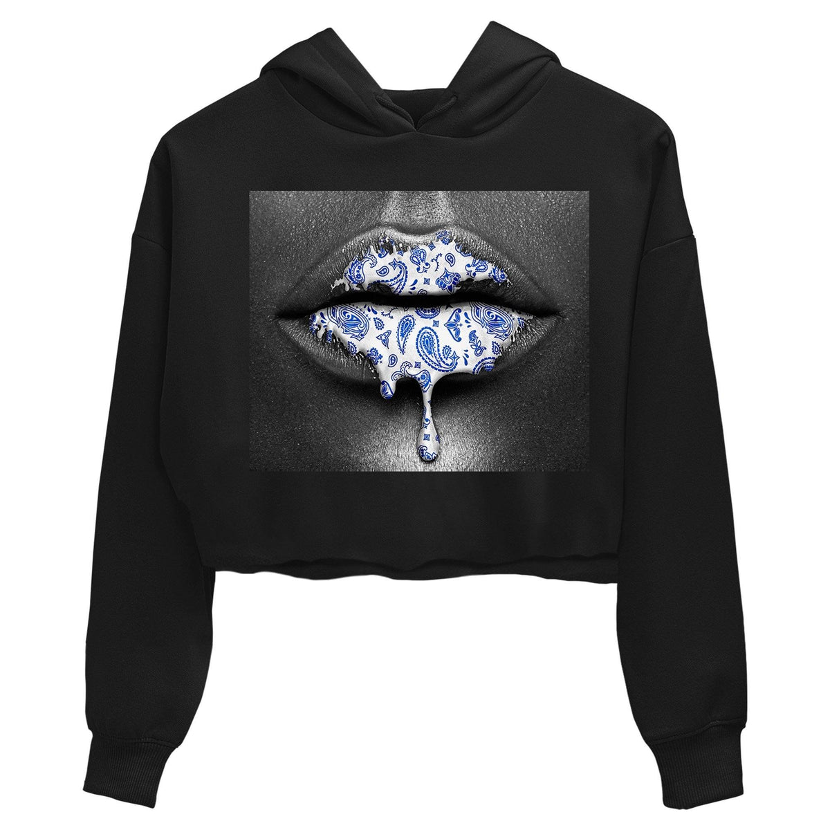 Jordan 5 Stealth Sneaker Matching T-Shirt Bandana Lips Sneaker Tees Jordan 5 Stealth Sneaker Release Tees Women's Shirts