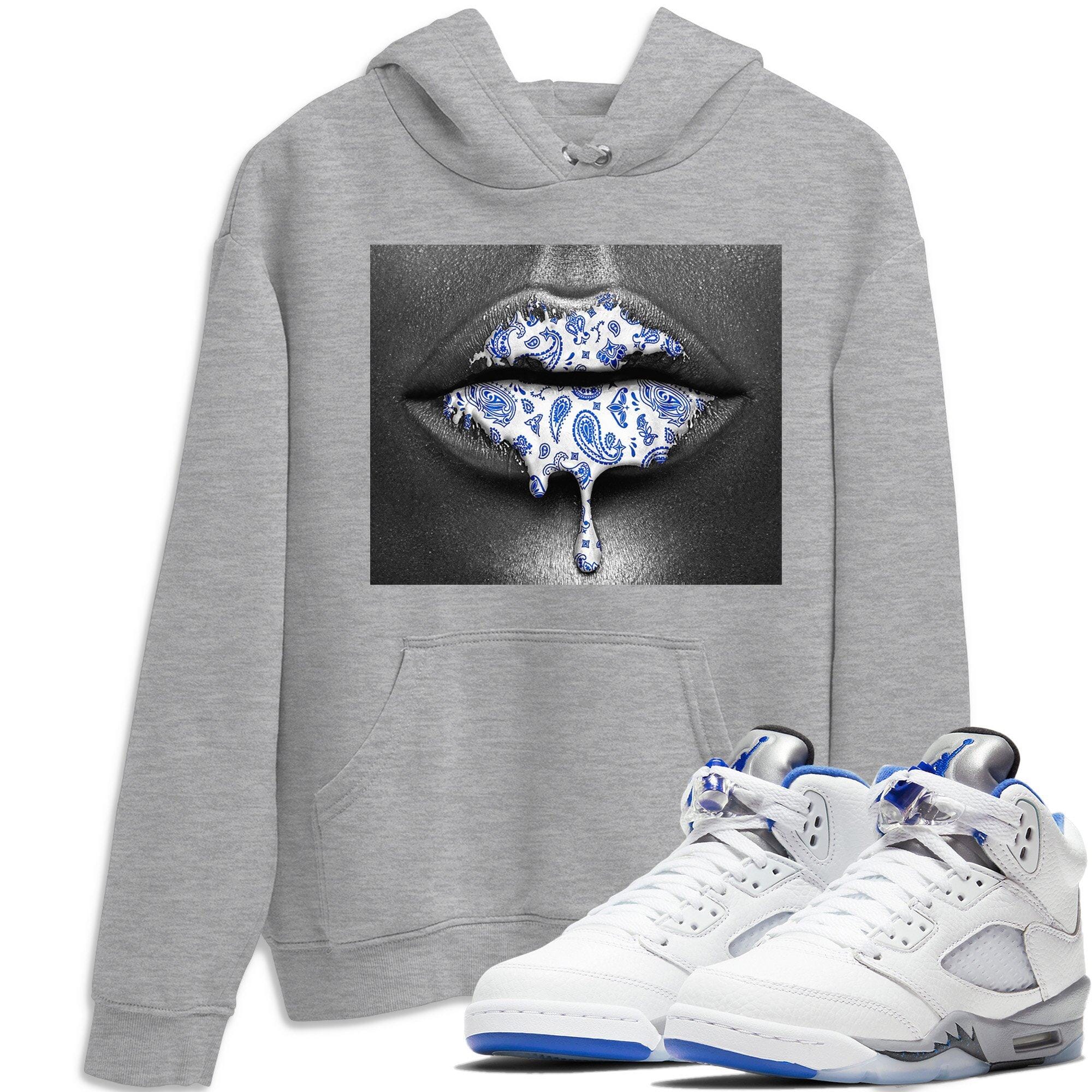 Jordan 5 Stealth Shirt To Match Jordans Bandana Lips Sneaker Tees Jordan 5 Stealth Drip Gear Zone Sneaker Matching Clothing Unisex Shirts