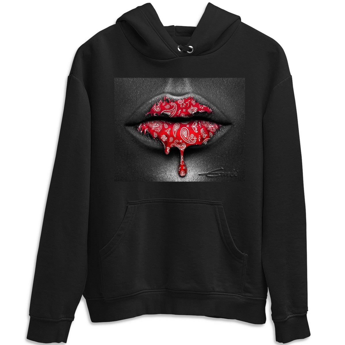 Jordan 1 Chicago Sneaker Matching T-Shirt Bandana Lips Sneaker Tees Jordan 1 Chicago Sneaker Release Tees Crew Neck Tees