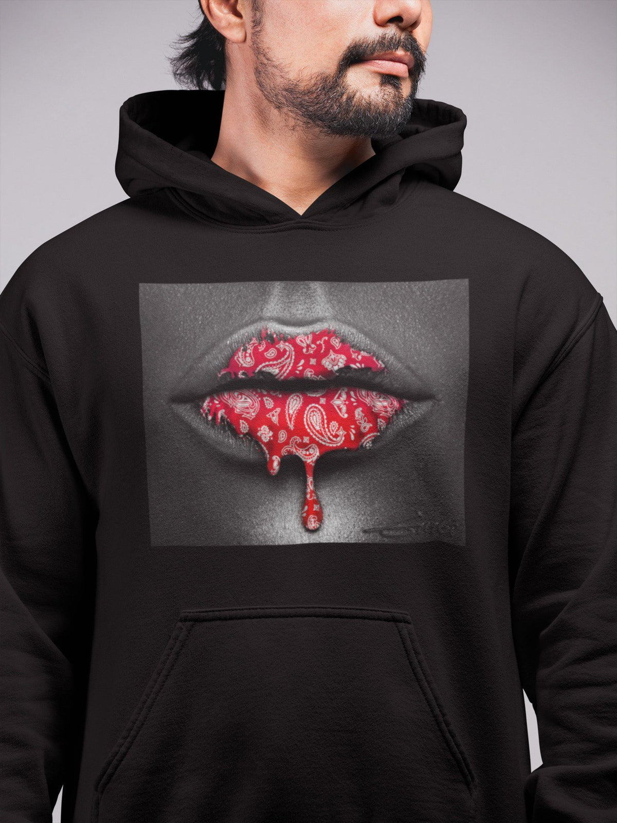 Jordan 1 Chicago Sneaker Matching T-Shirt Bandana Lips Sneaker Tees Jordan 1 Chicago Sneaker Release Tees Crew Neck Tees