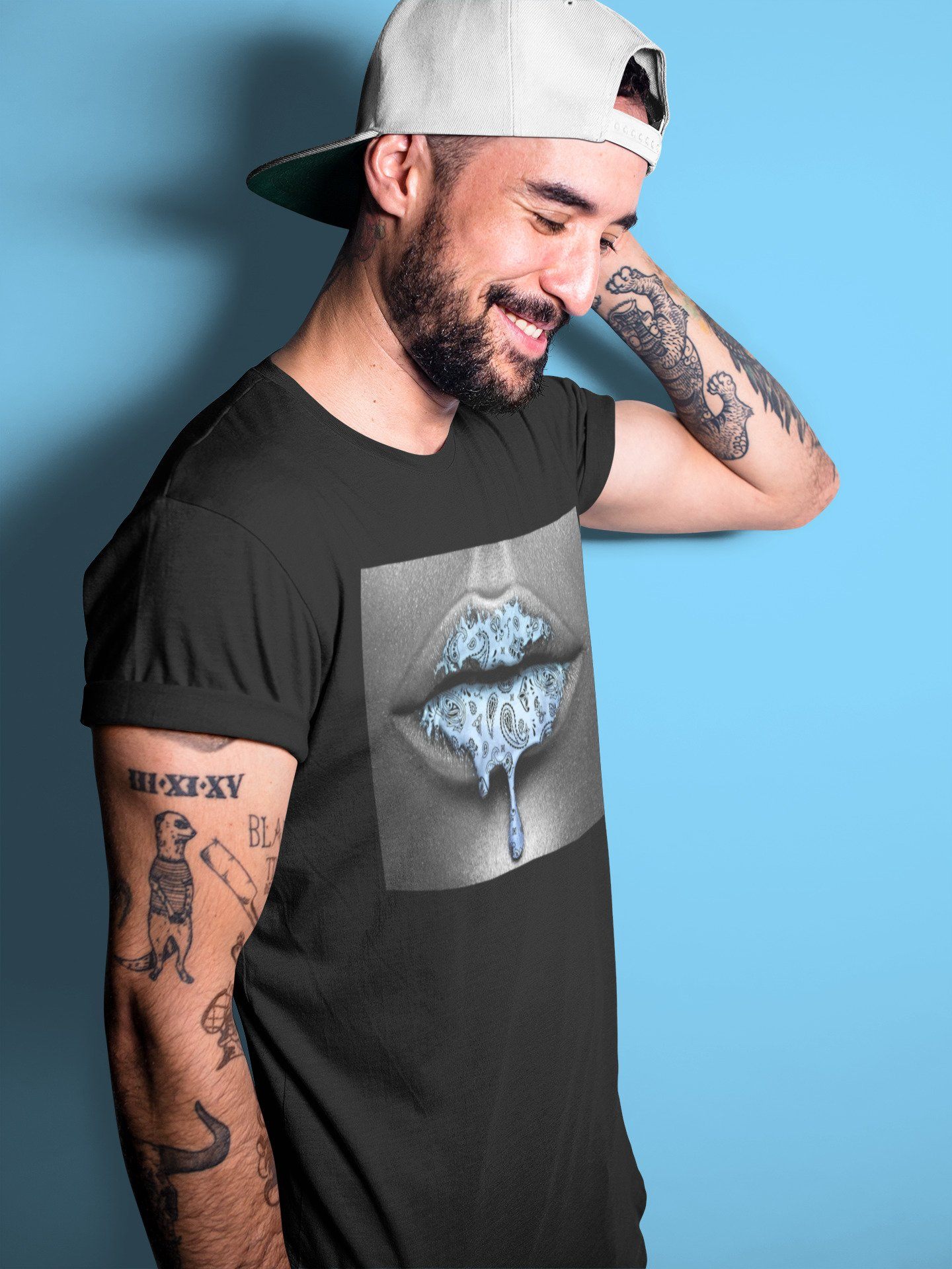 Jordan 1 University Blue Shirt To Match Jordans Bandana Lips Sneaker Tees Jordan 1 University Blue Drip Gear Zone Sneaker Matching Clothing Unisex Shirts