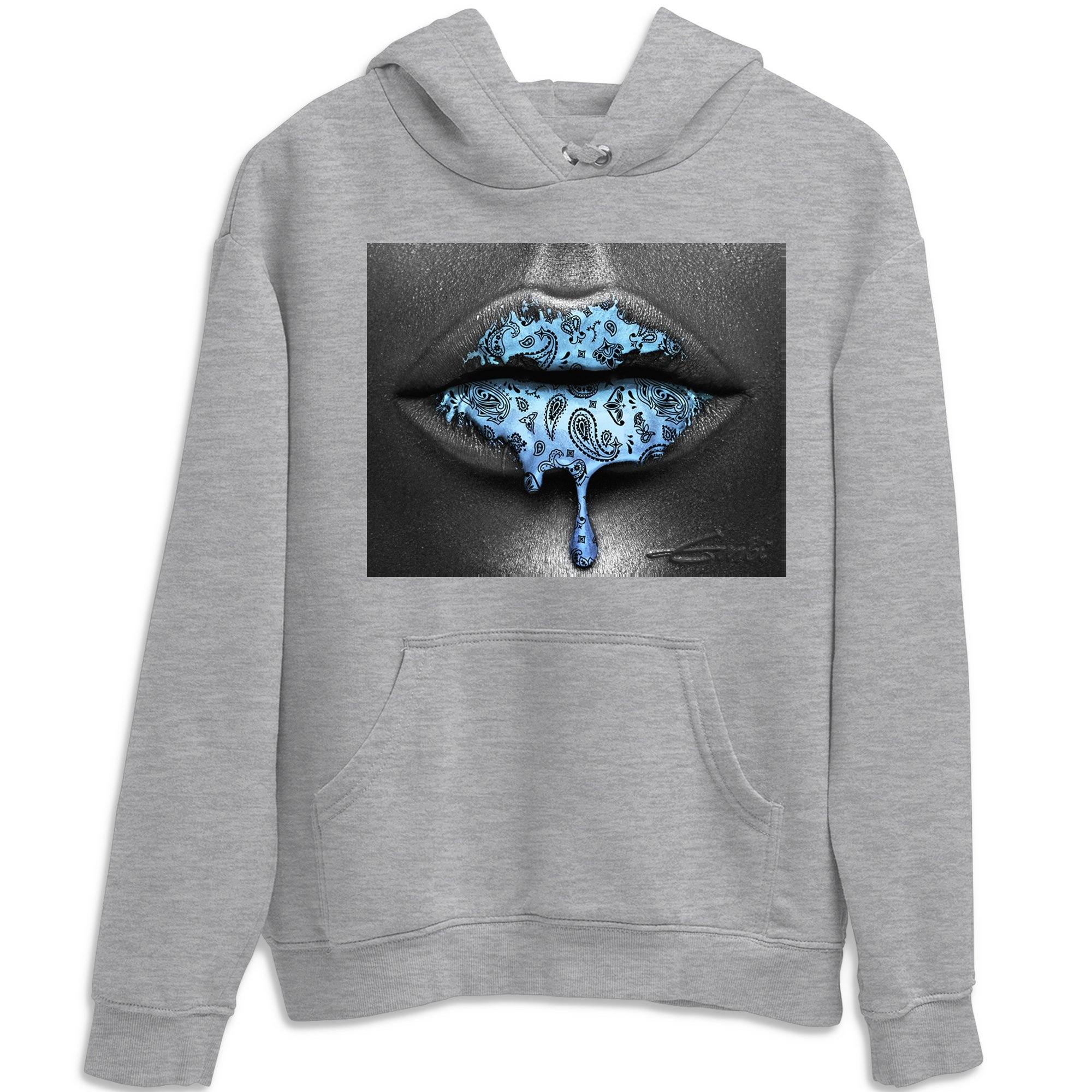 Jordan 1 University Blue Shirt To Match Jordans Bandana Lips Sneaker Tees Jordan 1 University Blue Drip Gear Zone Sneaker Matching Clothing Unisex Shirts