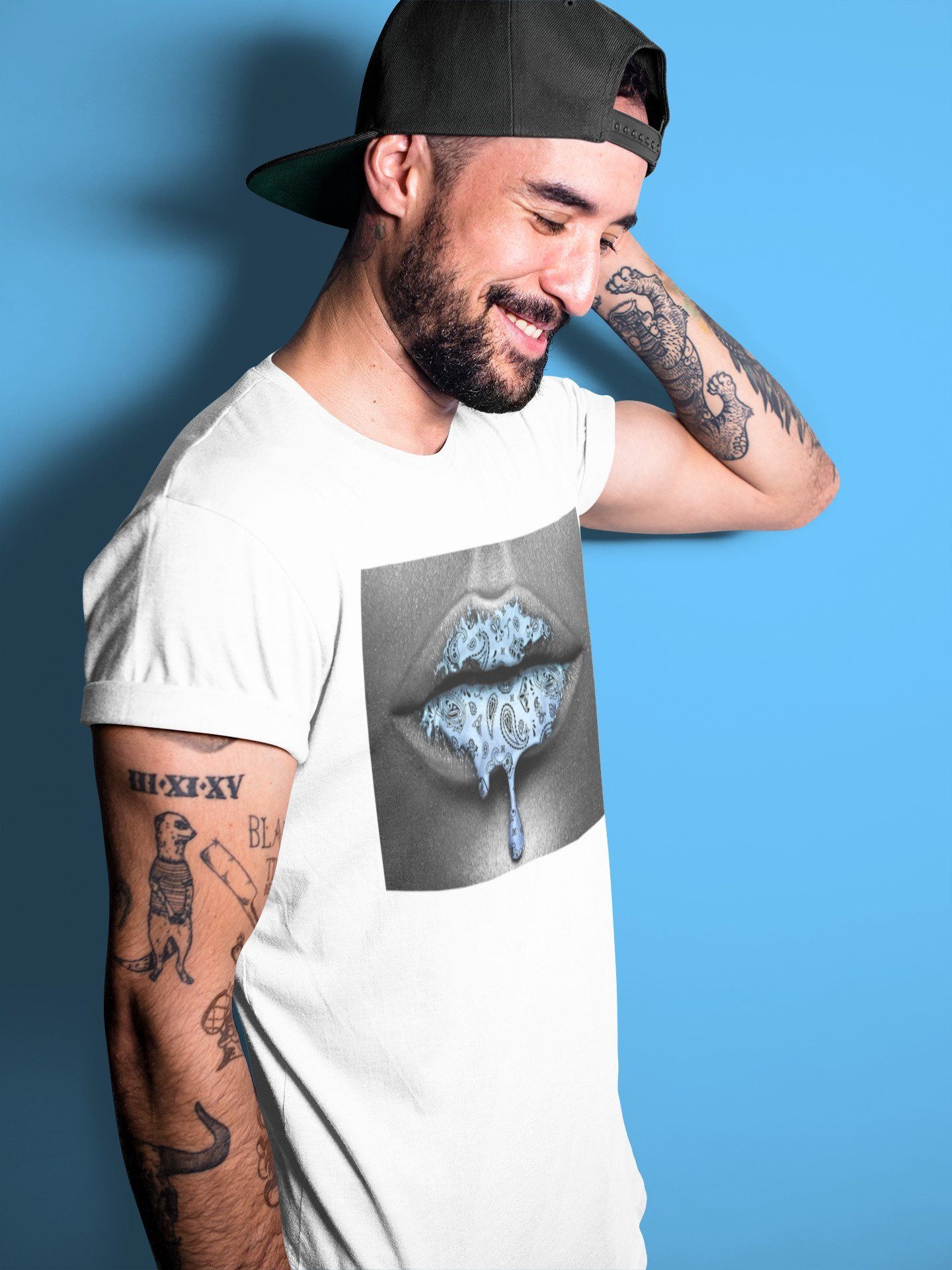 Jordan 1 University Blue Shirt To Match Jordans Bandana Lips Sneaker Tees Jordan 1 University Blue Drip Gear Zone Sneaker Matching Clothing Unisex Shirts