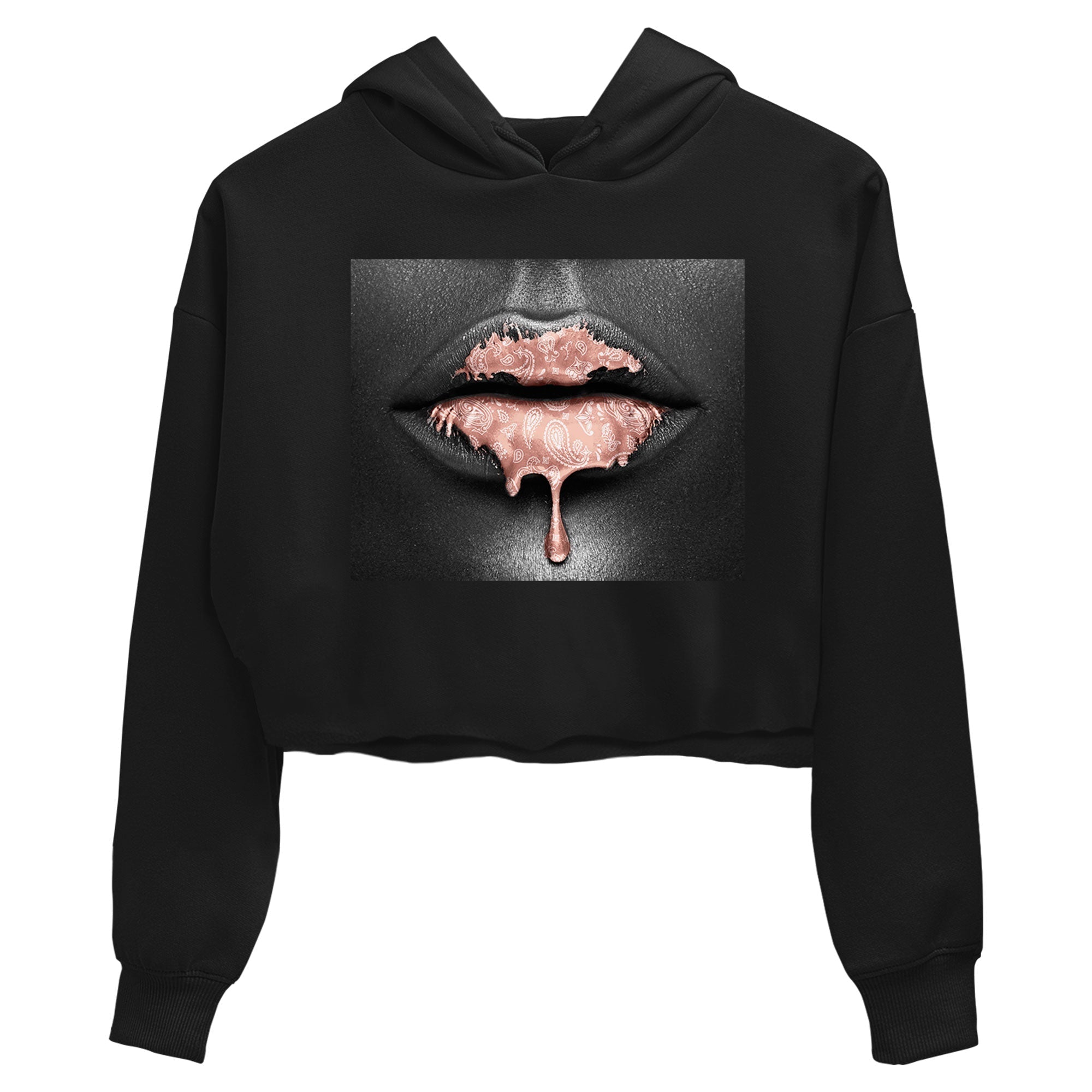 Dunk Low WMNS Rose Whisper shirt to match jordans Bandana Lips Streetwear Sneaker Shirt Dunk Rose Whisper Drip Gear Zone Sneaker Matching Clothing Black 2 Crop T-Shirt