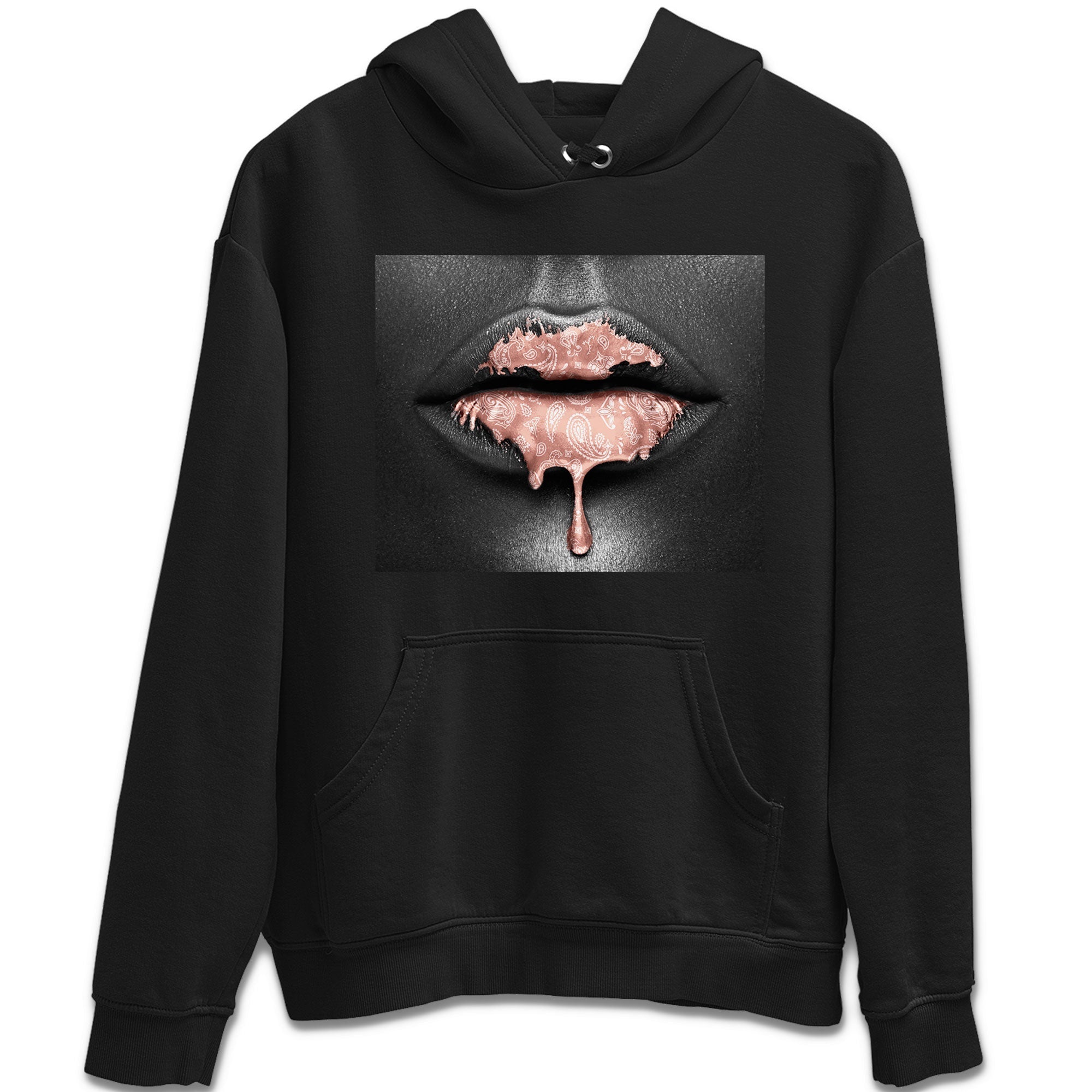 Dunk Low WMNS Rose Whisper shirt to match jordans Bandana Lips Streetwear Sneaker Shirt Dunk Rose Whisper Drip Gear Zone Sneaker Matching Clothing Casual Unisex shirts Black 2 T-Shirt