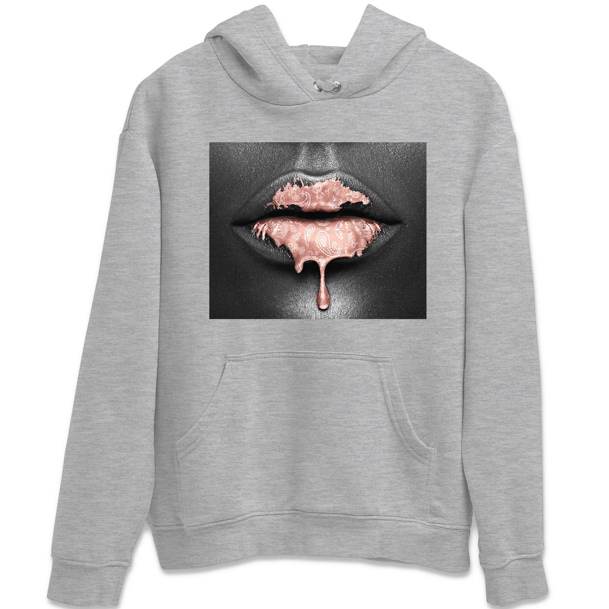 Dunk Low WMNS Rose Whisper shirt to match jordans Bandana Lips Streetwear Sneaker Shirt Dunk Rose Whisper Drip Gear Zone Sneaker Matching Clothing Casual Unisex shirts Heather Grey 2 T-Shirt