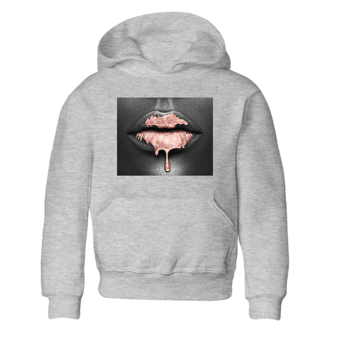 Dunk Low WMNS Rose Whisper shirt to match jordans Bandana Lips Streetwear Sneaker Shirt Dunk Rose Whisper Drip Gear Zone Sneaker Matching Clothing Baby Toddler Kids Heather Grey 2 T-Shirt