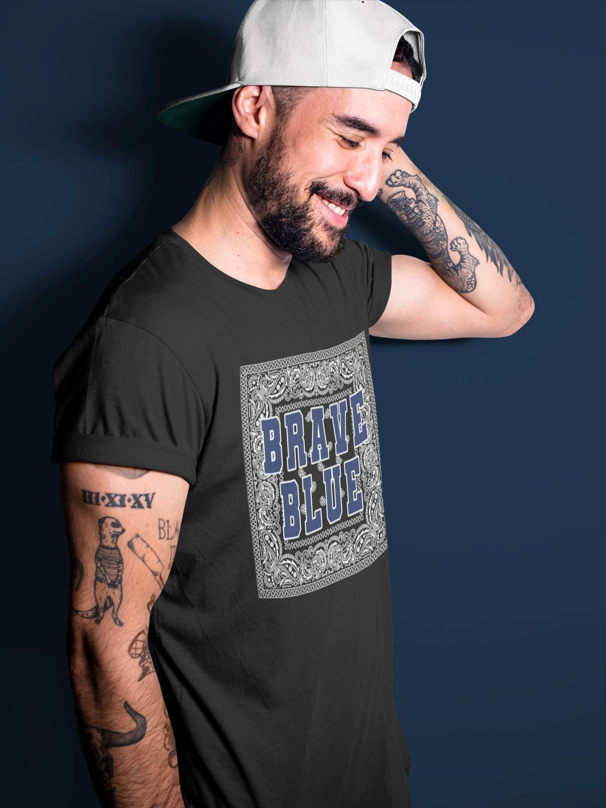 Jordan 13 Brave Blue Sneaker Matching T-Shirt Bandana Typo Sneaker Tees Jordan 13 Brave Blue Sneaker Release Tees Crew Neck Tees