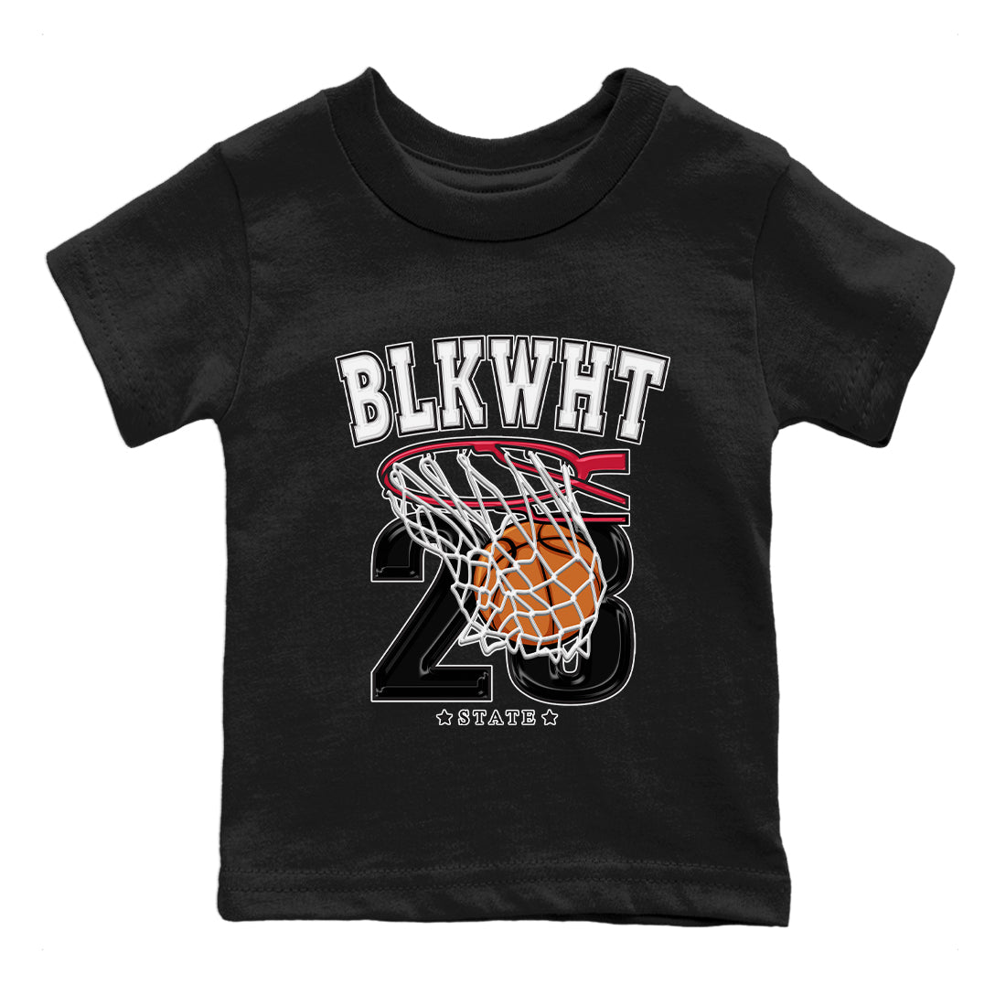 Air Jordan 1 Black White Shirt To Match Jordans Basketball Sneaker Tees Air Jordan 1 Black White Drip Gear Zone Sneaker Matching Clothing Kids Shirts