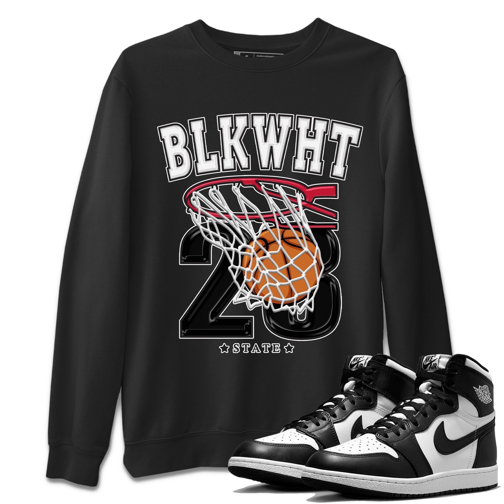 Air Jordan 1 Black White Shirt To Match Jordans Basketball Sneaker Tees Air Jordan 1 Black White Drip Gear Zone Sneaker Matching Clothing Unisex Shirts