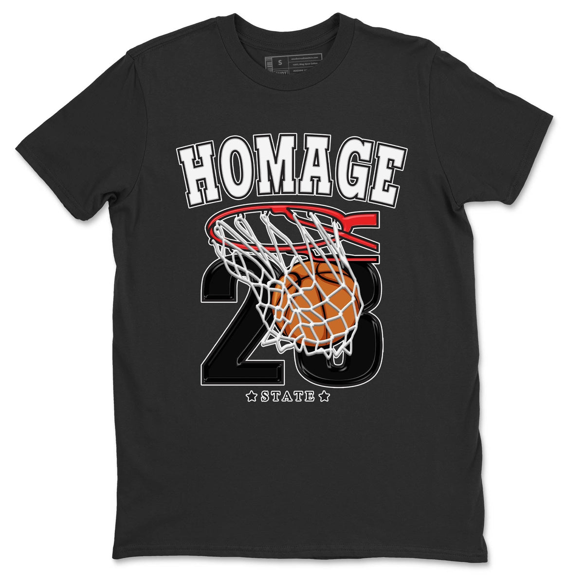 Jordan 1 Homage Sneaker Matching T-Shirt Basketball Sneaker Tees Jordan 1 Homage Sneaker Release Tees Crew Neck Tees