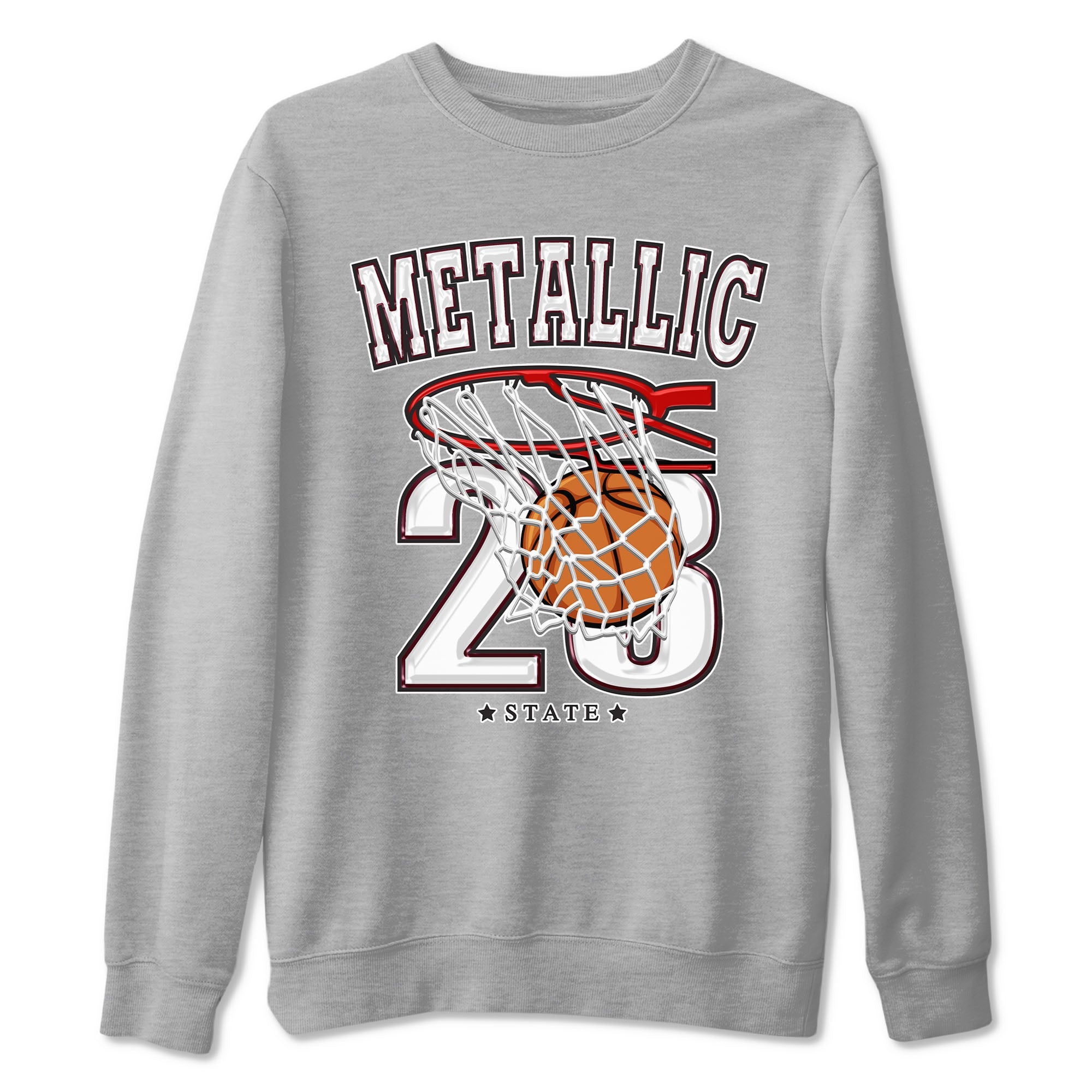 AJ1 Metalic Burgundy shirt to match jordans Basketball sneaker tees Air Jordan 1 Metalic Burgundy Drip Gear Zone unisex cotton Heather Grey 2 crew neck shirt