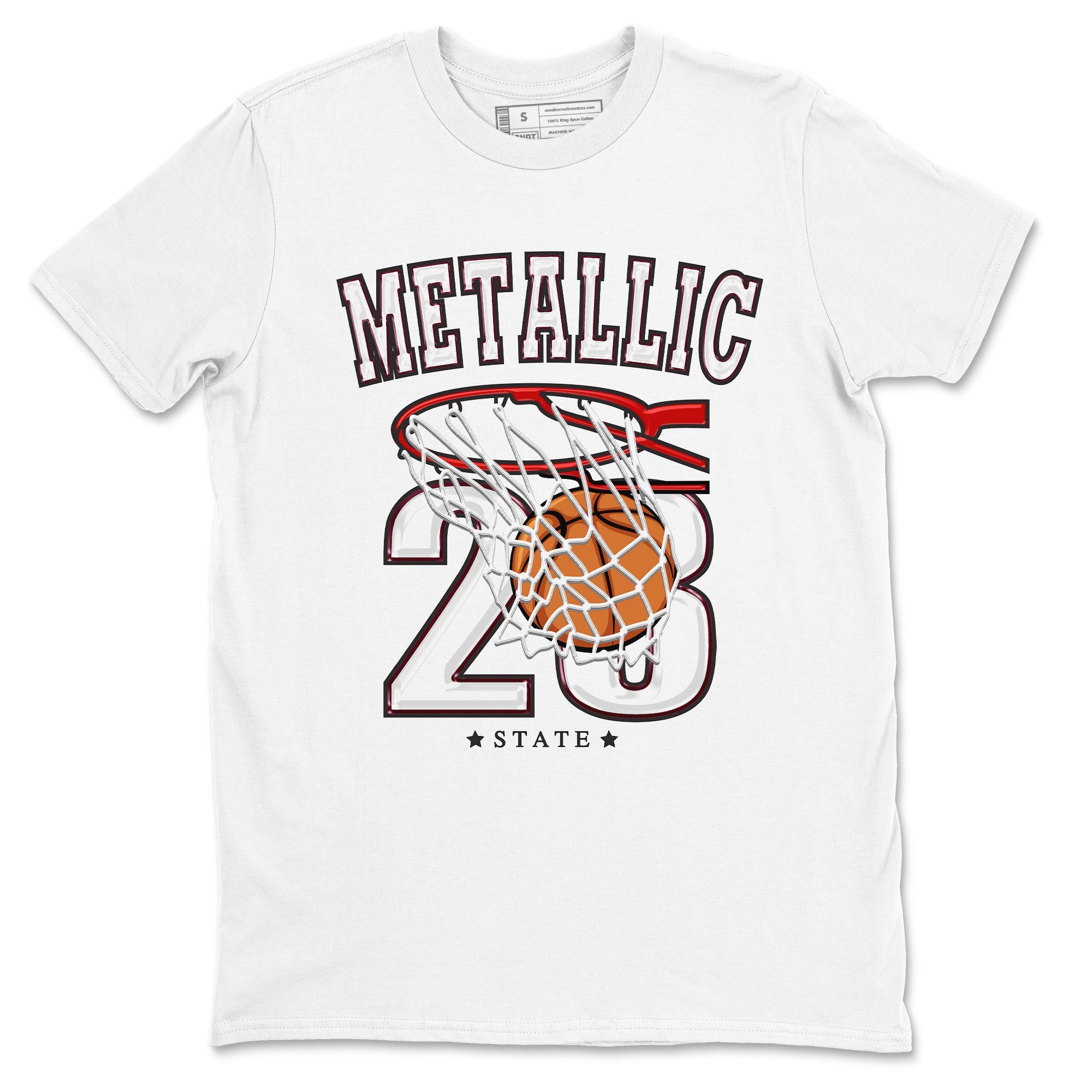 AJ1 Metalic Burgundy shirt to match jordans Basketball sneaker tees Air Jordan 1 Metalic Burgundy Drip Gear Zone unisex cotton White 2 crew neck shirt