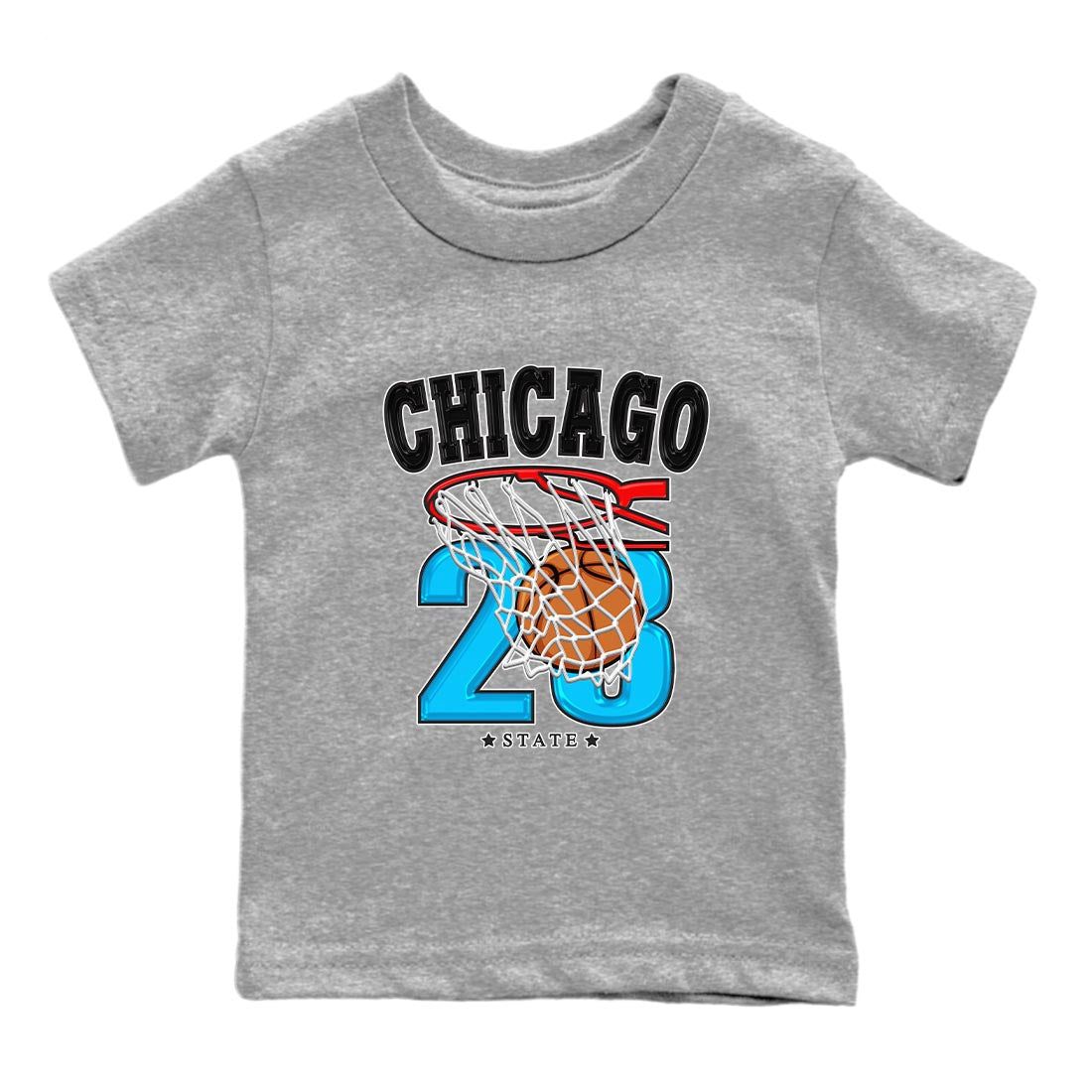 Air Jordan 1 Low UNC to Chicago shirt to match jordans Basketball Streetwear Sneaker Shirt Air Jordan 1 UNC to Chicago Drip Gear Zone Sneaker Matching Clothing Baby Toddler Heather Grey 2 T-Shirt
