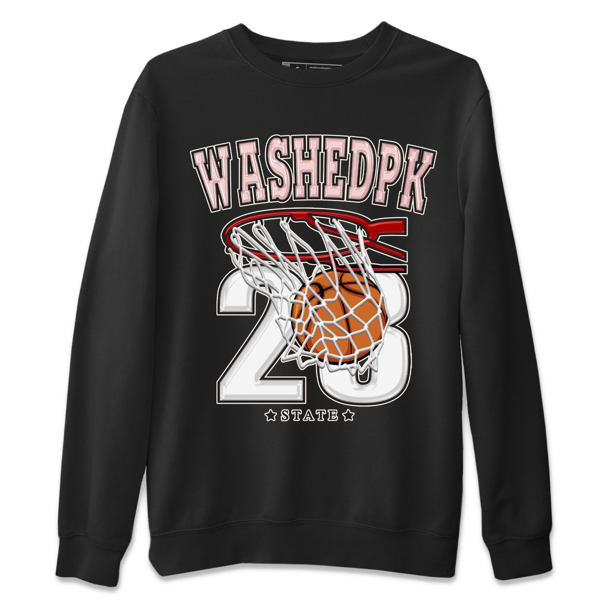 Air Jordan 1 Washed Pink Sneaker Match Tees Basketball Streetwear Sneaker Shirt AJ1 Washed Pink Sneaker Release Tees Unisex Shirts Black 2