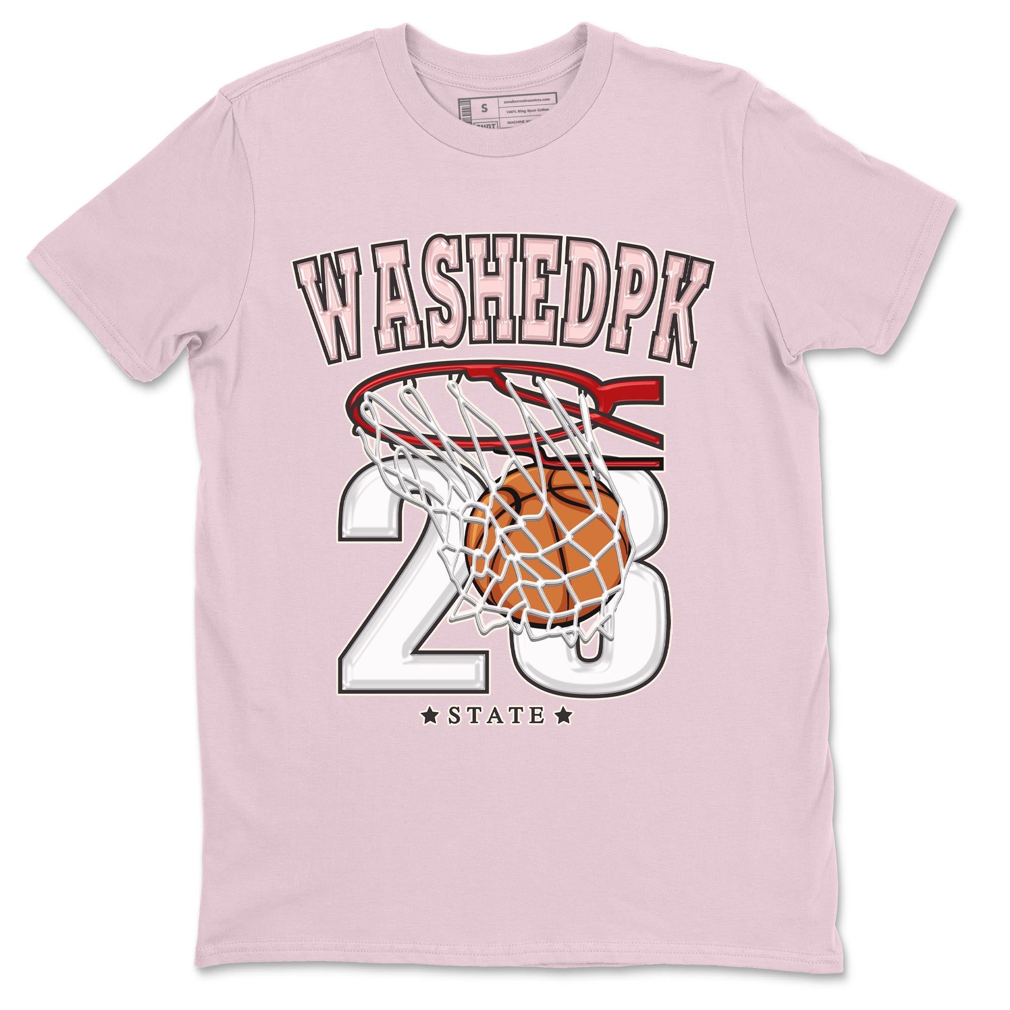 Air Jordan 1 Washed Pink Sneaker Match Tees Basketball Streetwear Sneaker Shirt AJ1 Washed Pink Sneaker Release Tees Unisex Shirts Pink 2