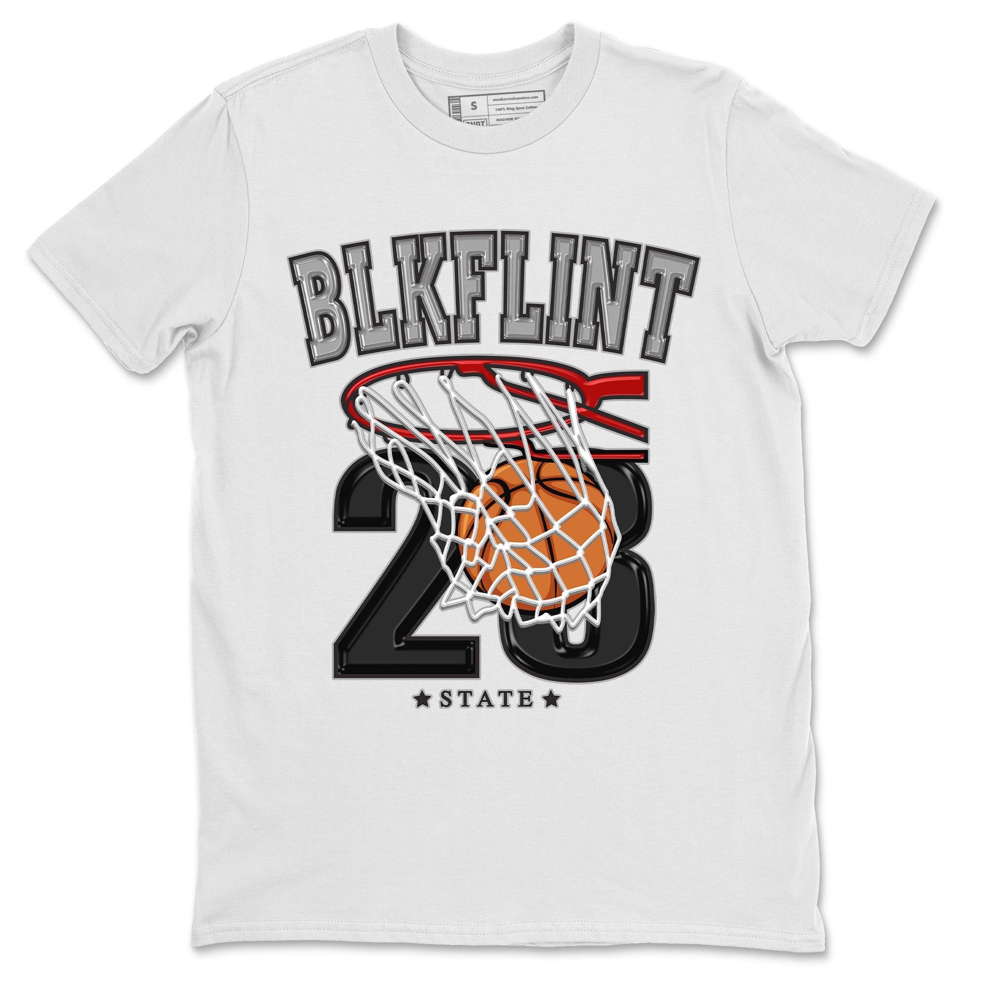 Air Jordan 13 Black Flint Sneaker Match Tees Basketball Streetwear Sneaker Shirt AJ 13s Black Flint Sneaker Release Tees Unisex Shirts White 2