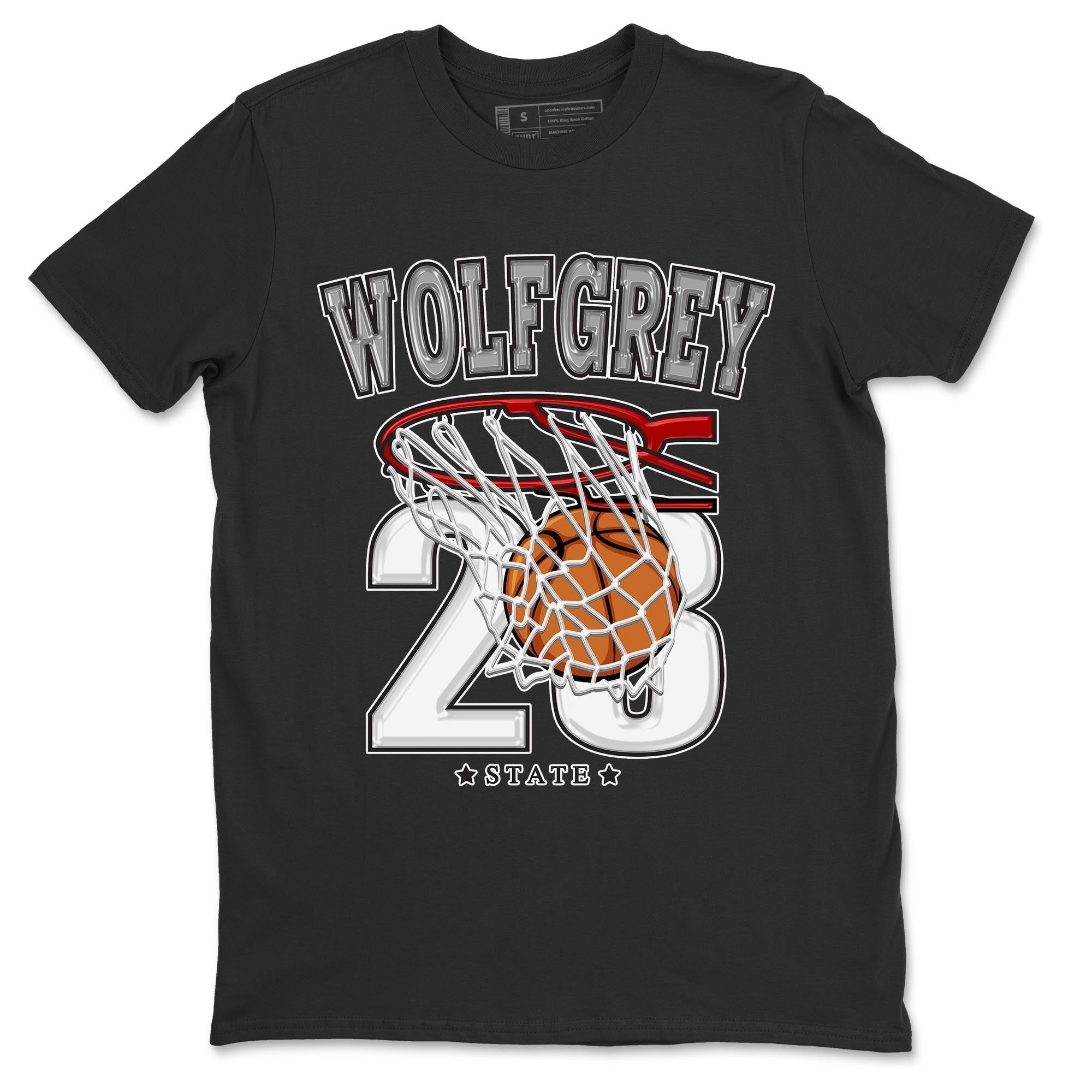 AJ13 Wolf Grey Sneaker Match Tees Basketball Streetwear Sneaker Shirt Air Jordan 13 Wolf Grey Drip Gear Zone Sneaker Matching Clothing Unisex Shirts Black 2