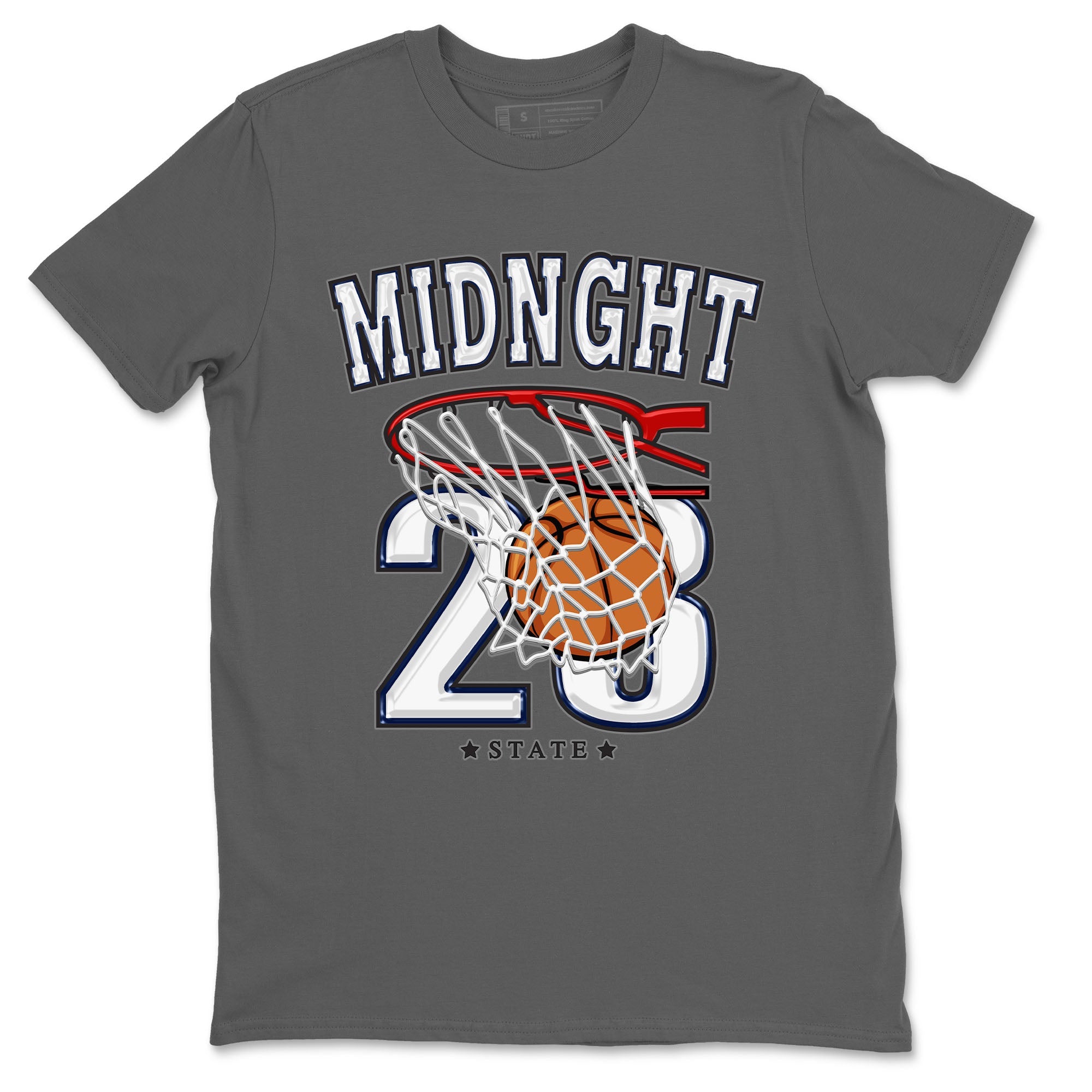 Air Jordan 3 Retro Midnight Navy shirt to match jordans Basketball sneaker shirt 3s Midnight Navy Drip Gear Zone unisex crew neck cotton Cool Grey 2 crew neck shirt