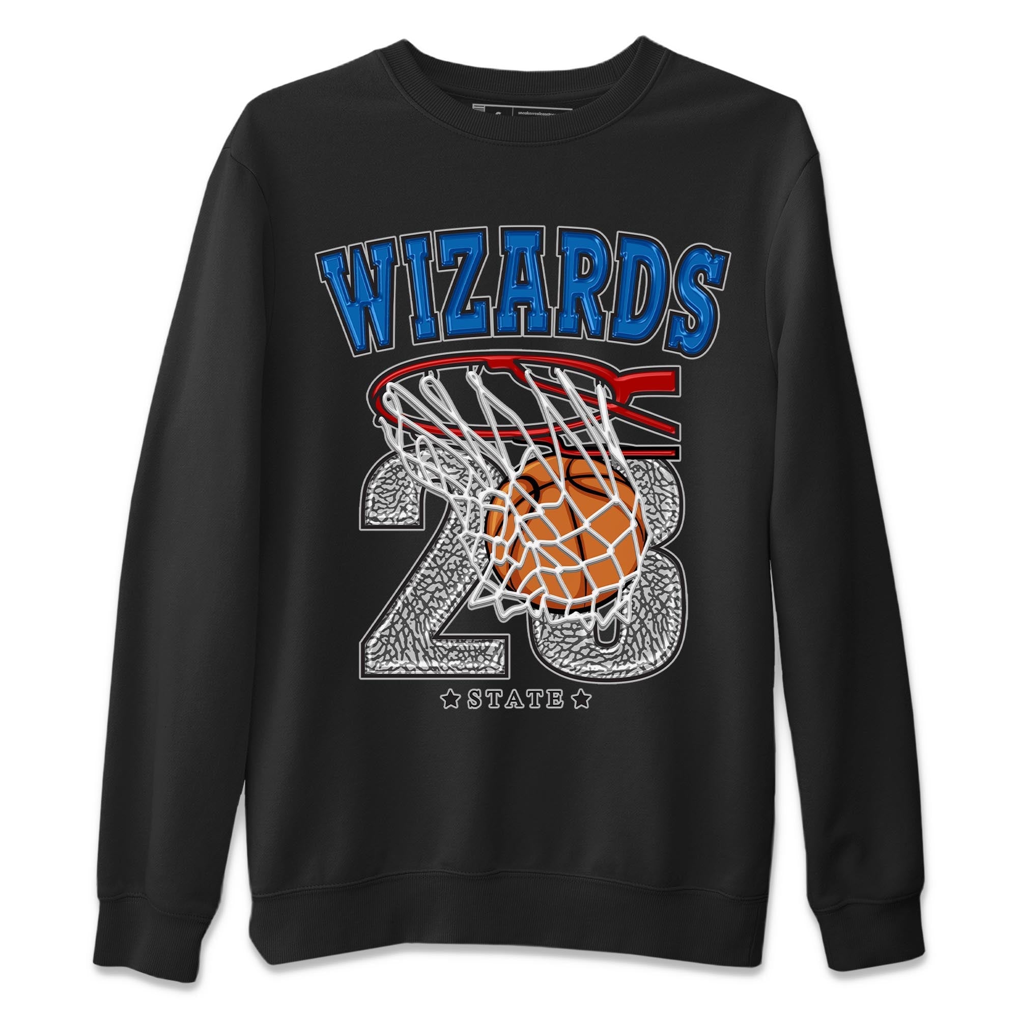 Air Jordan 3 Wizards Sneaker Match Tees Basketball Streetwear Sneaker Shirt Air Jordan 3 Wizards Sneaker Release Tees Unisex Shirts Black 2