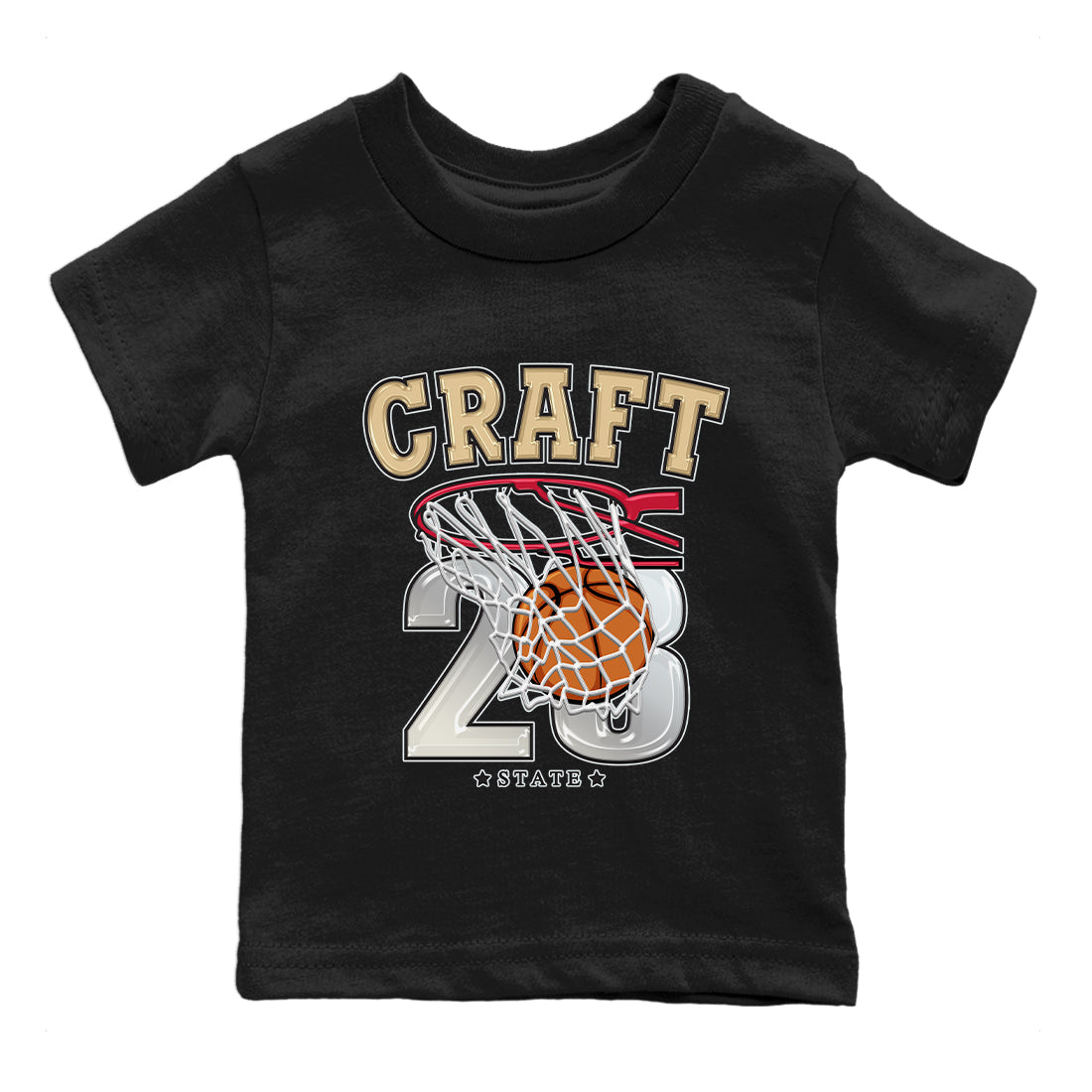 Jordan 4 Craft Sneaker Matching T-Shirt Basketball Sneaker Tees Jordan 4 Craft Sneaker Release Tees Kids Shirts
