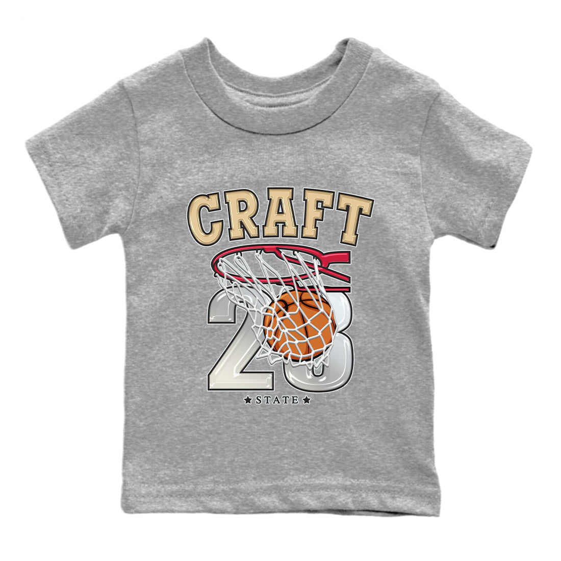 Jordan 4 Craft Sneaker Matching T-Shirt Basketball Sneaker Tees Jordan 4 Craft Sneaker Release Tees Kids Shirts