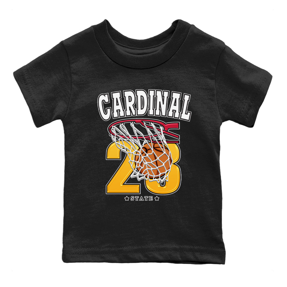 Jordan 7 Cardinal Shirt To Match Jordans Basketball Sneaker Tees Jordan 7 Cardinal Drip Gear Zone Sneaker Matching Clothing Kids Shirts