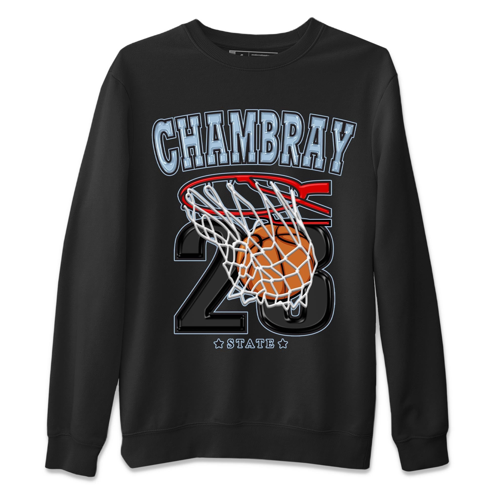Air Jordan 7 Chambray shirt to match jordans Basketball Streetwear Sneaker Shirt AJ7 Chambray Drip Gear Zone Sneaker Matching Clothing Unisex Black 2 T-Shirt