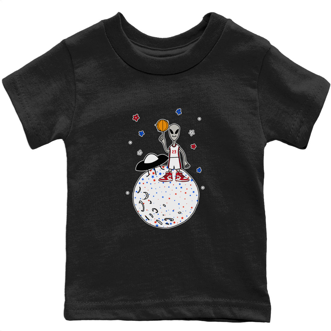 Jordan 1 Newstalgia Sneaker Matching T-Shirt Basketball Alien Sneaker Tees Jordan 1 Newstalgia Sneaker Release Tees Kids Shirts