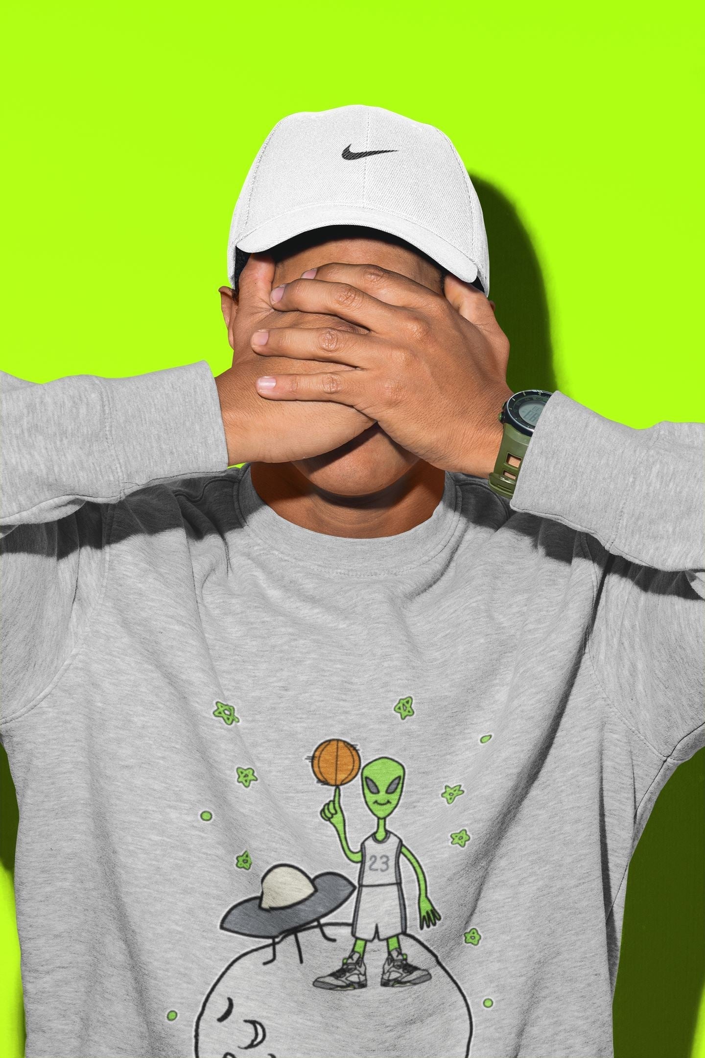 Jordan 5 Green Bean Sneaker Matching T-Shirt Basketball Alien Sneaker Tees Jordan 5 Green Bean Sneaker Release Tees Crew Neck Tees