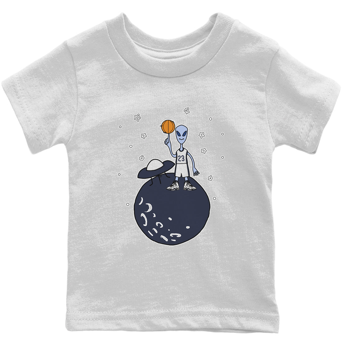 Jordan 6 Midnight Navy Sneaker Matching T-Shirt Basketball Alien Sneaker Tees Jordan 6 Midnight Navy Sneaker Release Tees Kids Shirts