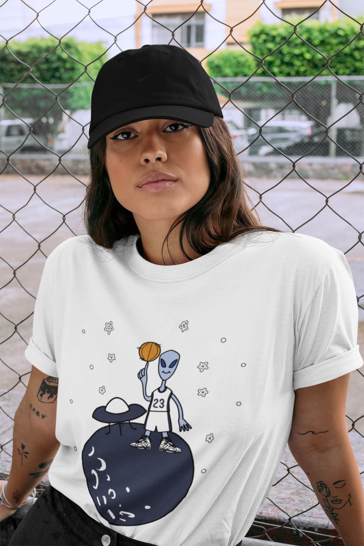 Jordan 6 Midnight Navy Sneaker Matching T-Shirt Basketball Alien Sneaker Tees Jordan 6 Midnight Navy Sneaker Release Tees Crew Neck Tees