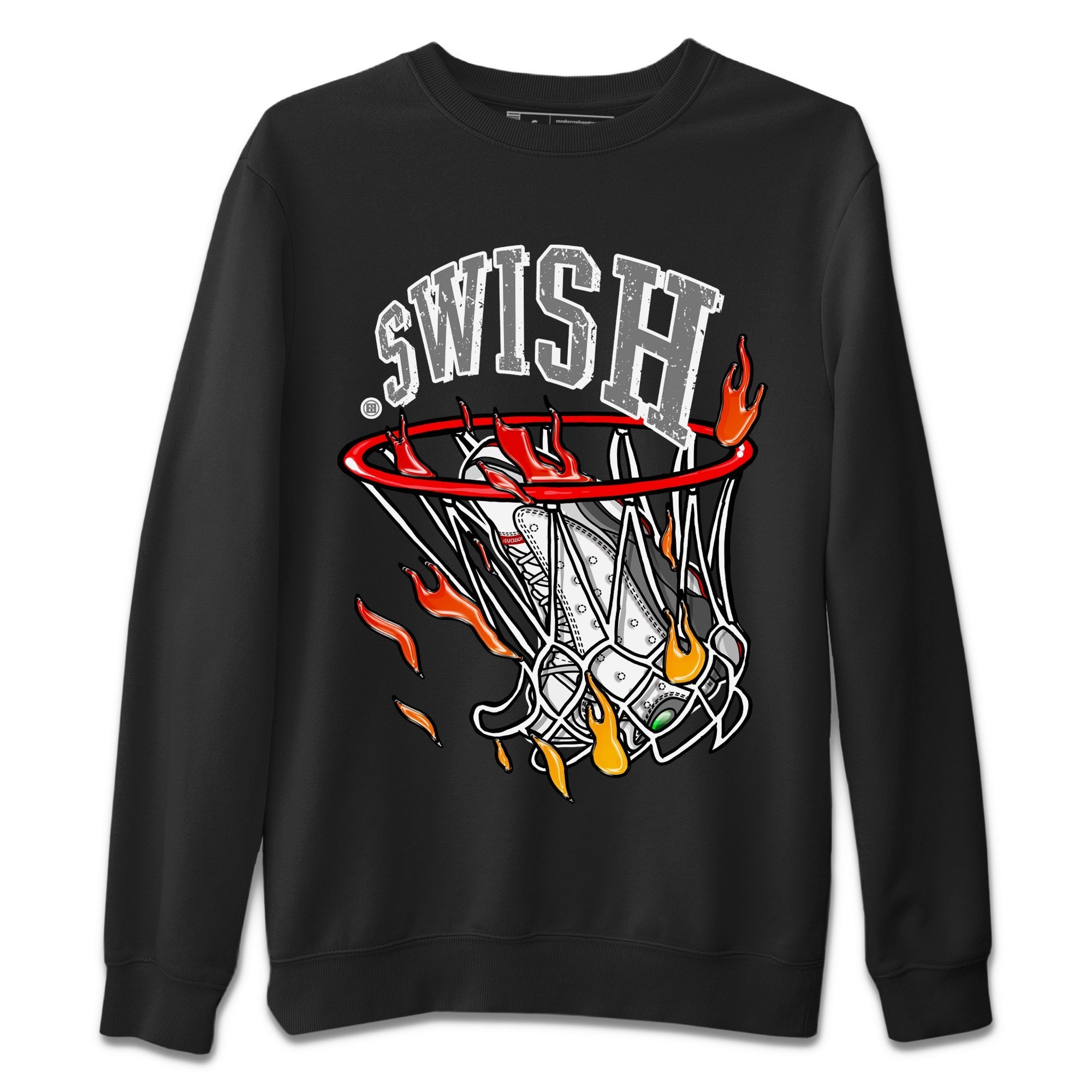 Air Jordan 13 Wolf Grey Sneaker Match Tees Basketball Hoop Streetwear Sneaker Shirt Air Jordan 13 Retro Wolf Grey T-Shirt Unisex Shirts Black 2