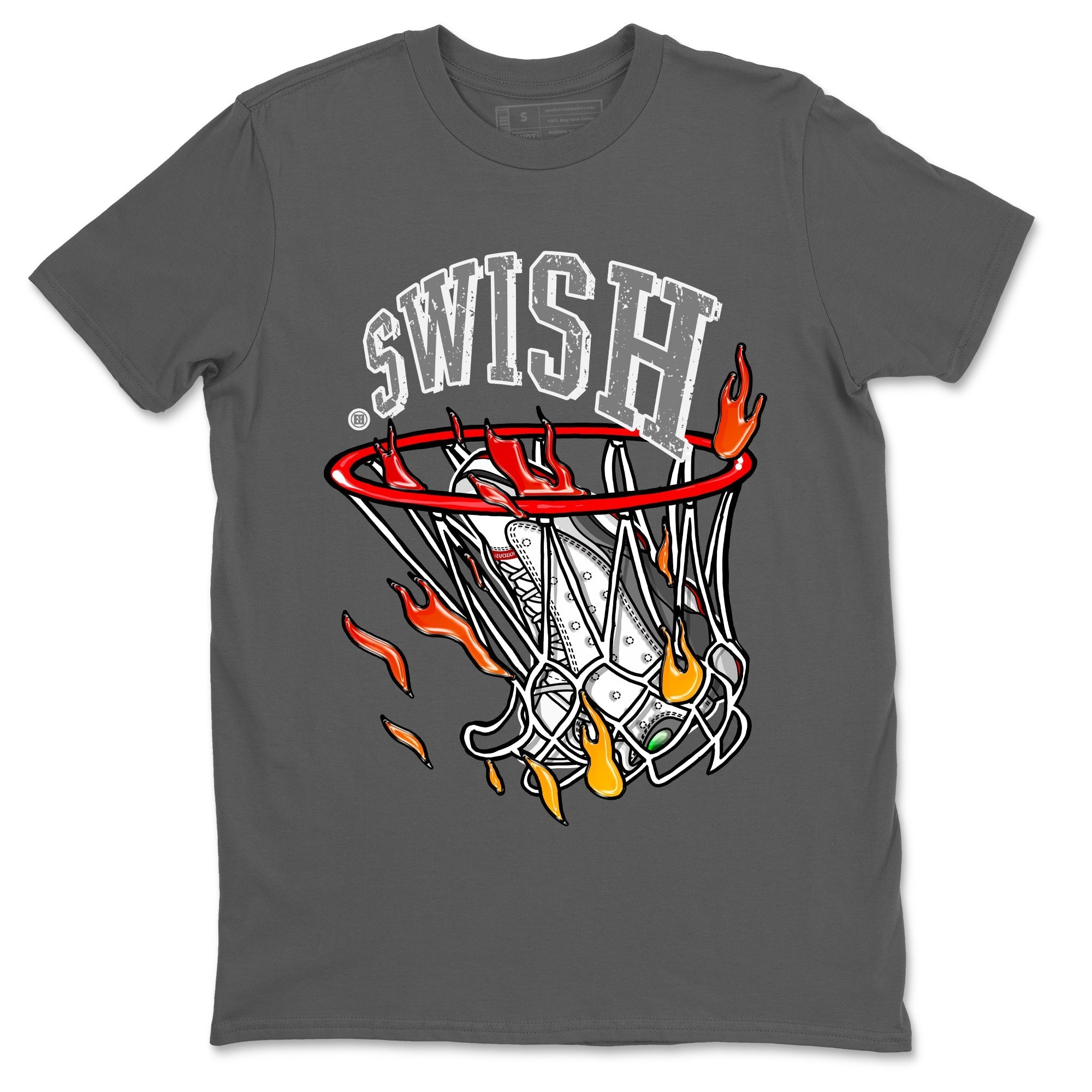 Air Jordan 13 Wolf Grey Sneaker Match Tees Basketball Hoop Streetwear Sneaker Shirt Air Jordan 13 Retro Wolf Grey T-Shirt Unisex Shirts Cool Grey 2