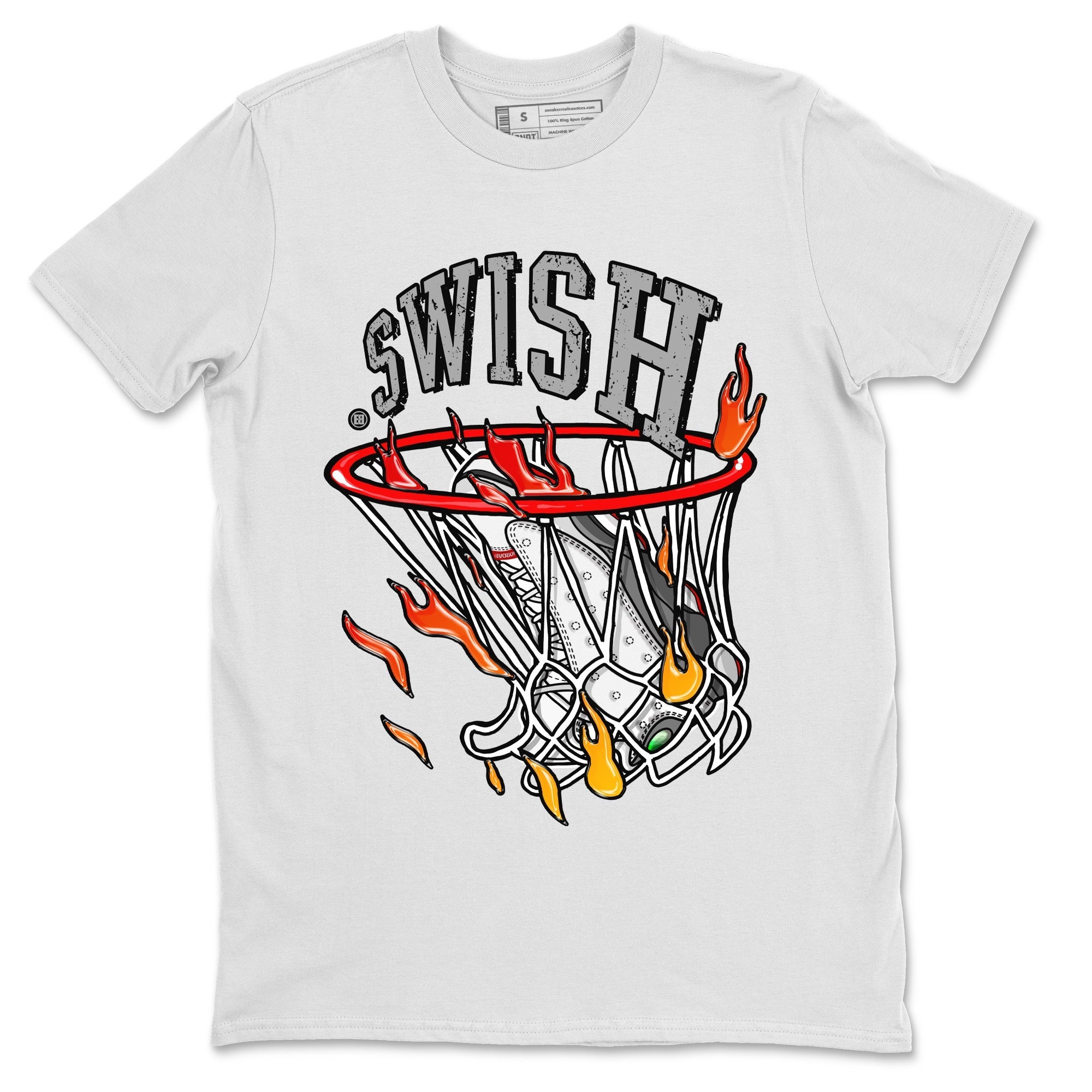 Air Jordan 13 Wolf Grey Sneaker Match Tees Basketball Hoop Streetwear Sneaker Shirt Air Jordan 13 Retro Wolf Grey T-Shirt Unisex Shirts White 2