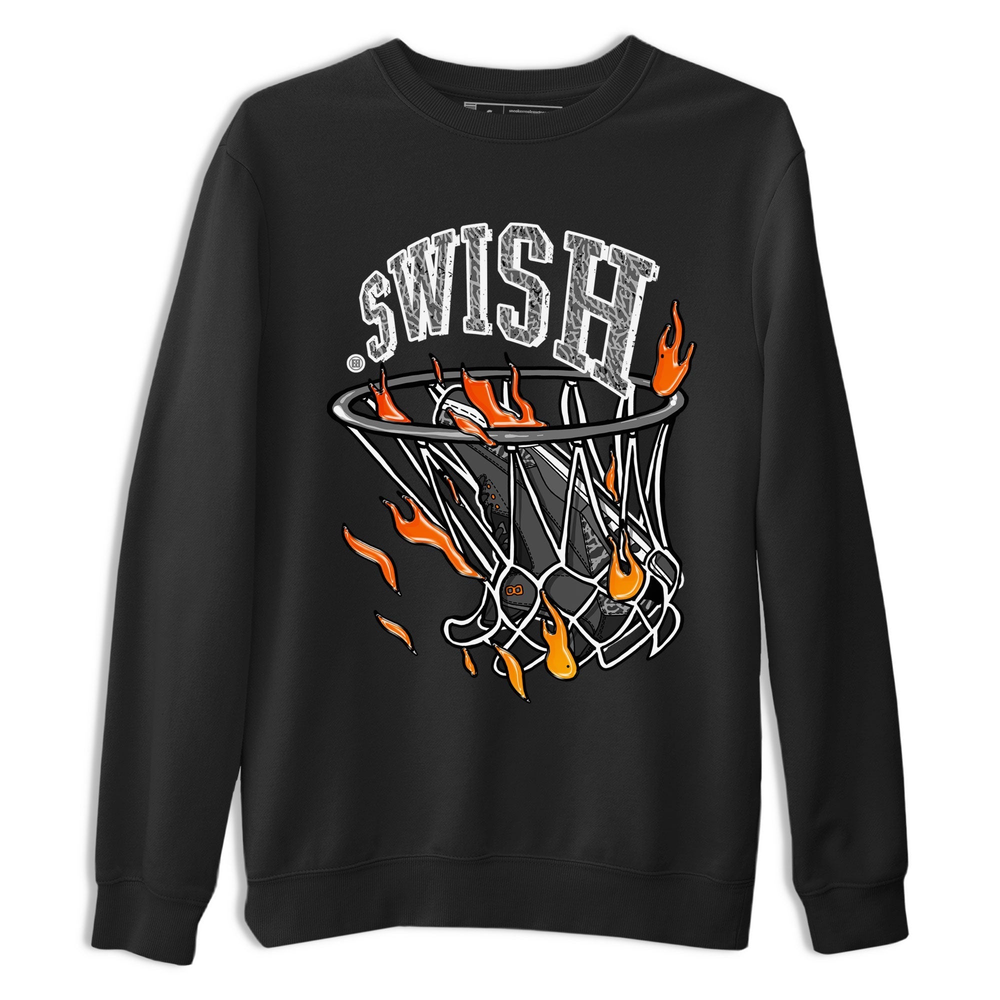 Air Jordan 3 Retro Fear shirt to match jordans Basketball Hoop sneaker tees Air Jordan 3 Fear Drip Gear Zone Unisex Black 2 T-Shirt