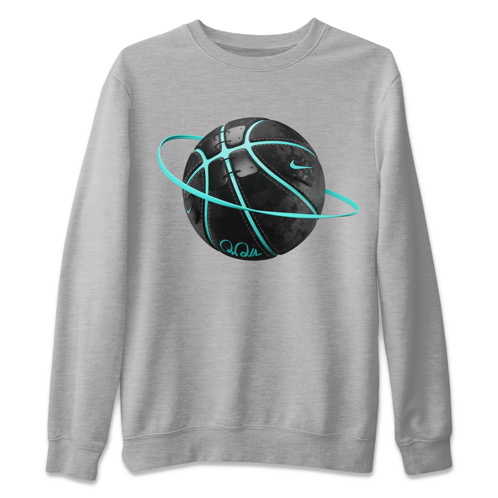 Air Force 1 Tiffany Shirt To Match Jordans Basketball planet Sneaker Tees Nike Tiffany AF1Drip Gear Zone Sneaker Matching Clothing Unisex Shirts Heather Grey 2