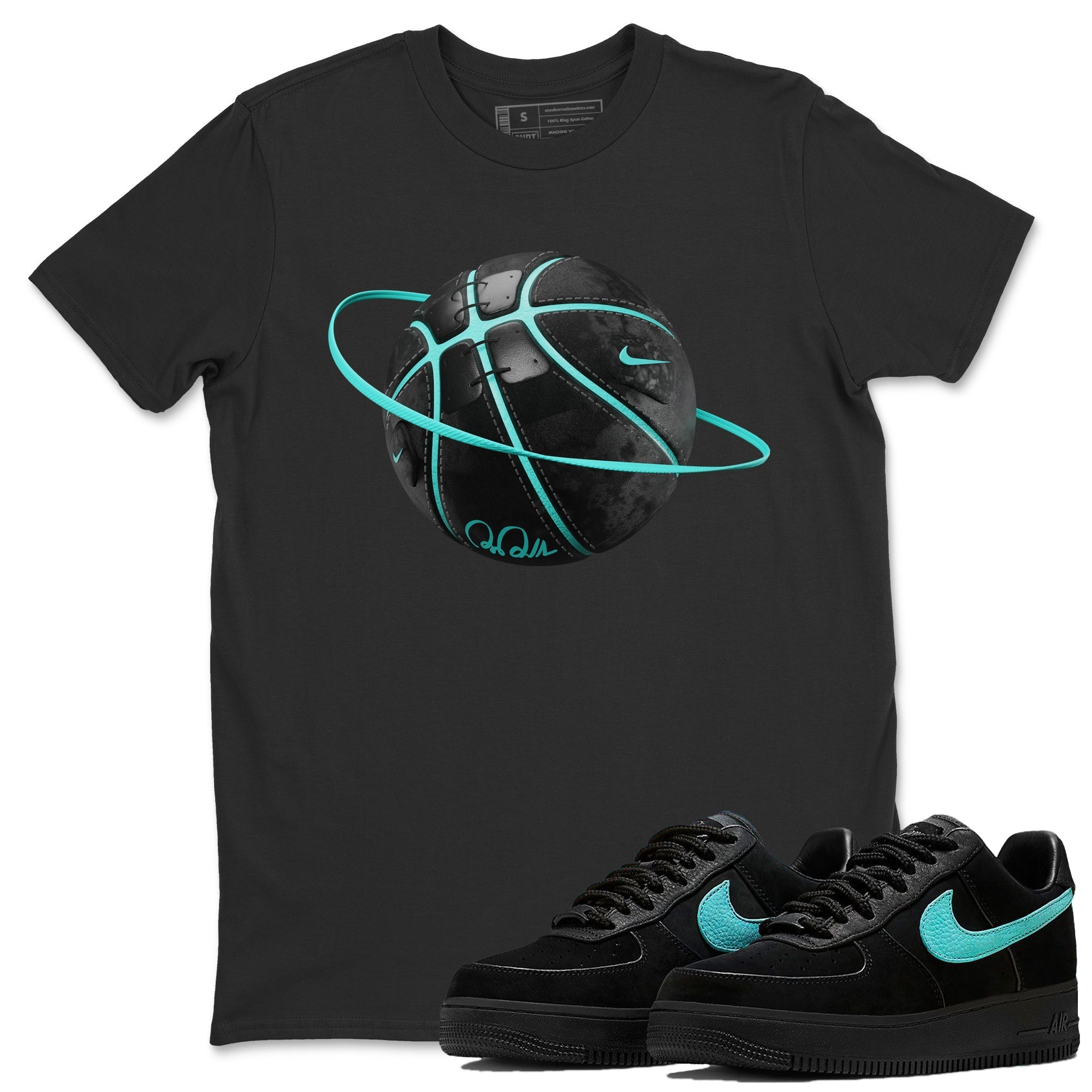 Air Force 1 Tiffany Shirt To Match Jordans Basketball planet Sneaker Tees Nike Tiffany AF1Drip Gear Zone Sneaker Matching Clothing Unisex Shirts Black 1