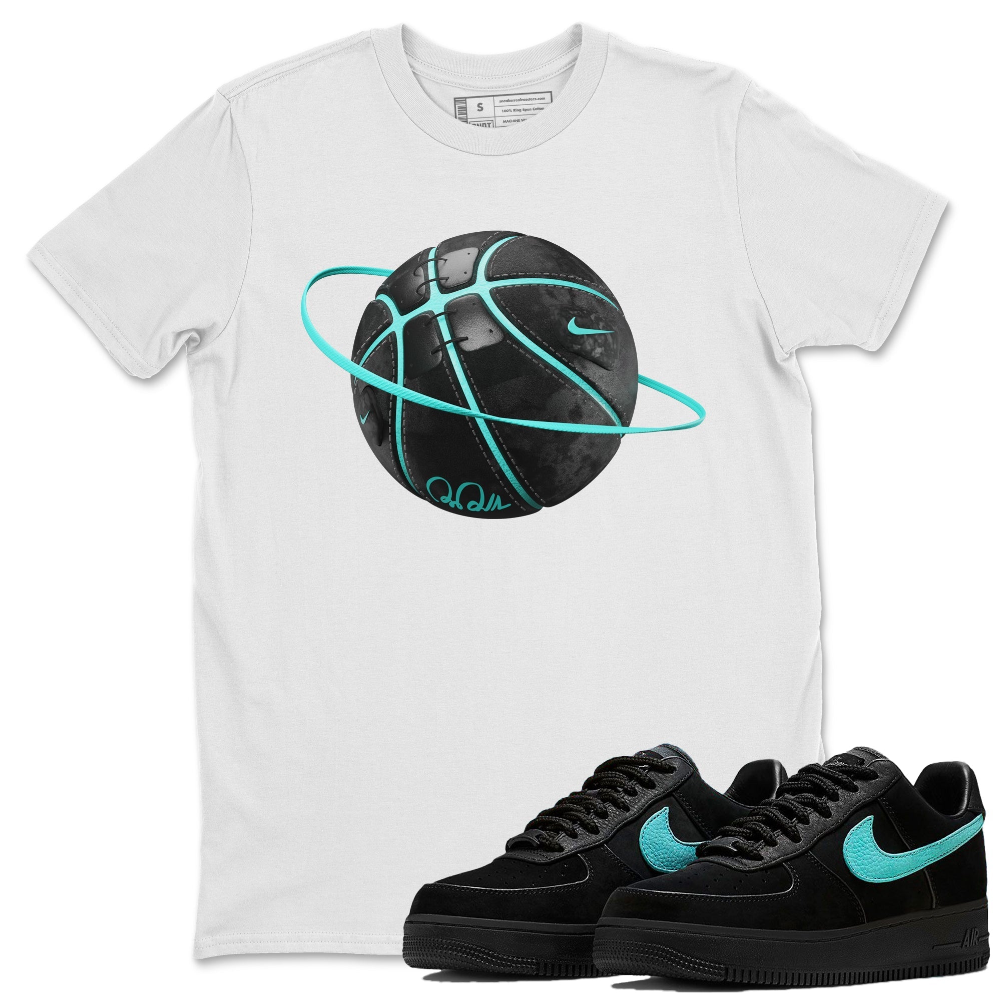 Air Force 1 Tiffany Shirt To Match Jordans Basketball planet Sneaker Tees Nike Tiffany AF1Drip Gear Zone Sneaker Matching Clothing Unisex Shirts White 1