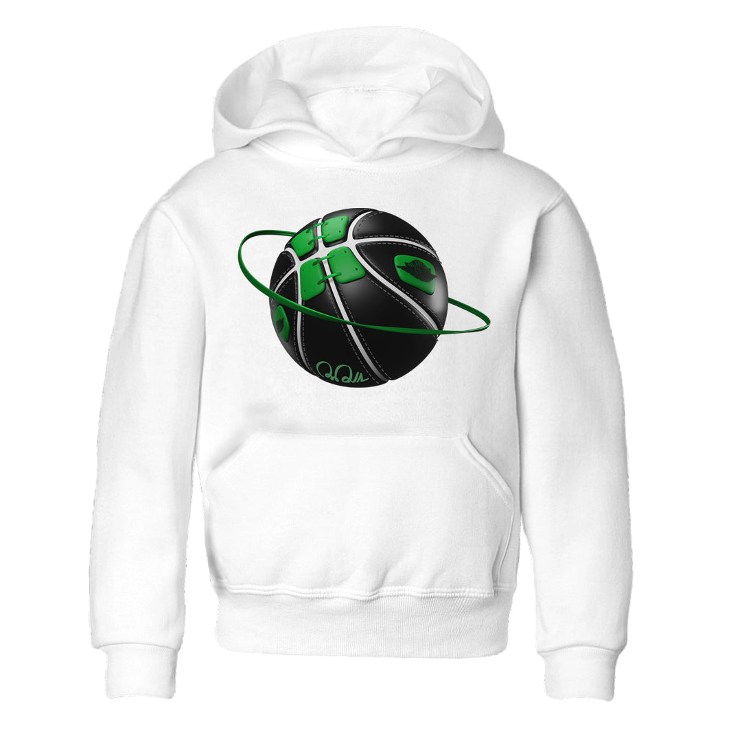 Air Jordan 1 Celtics Sneaker Match Tees Basketball Planet Streetwear Sneaker Shirt AJ1 High OG Lucky Green Sneaker Release Tees Kids Shirts White 2